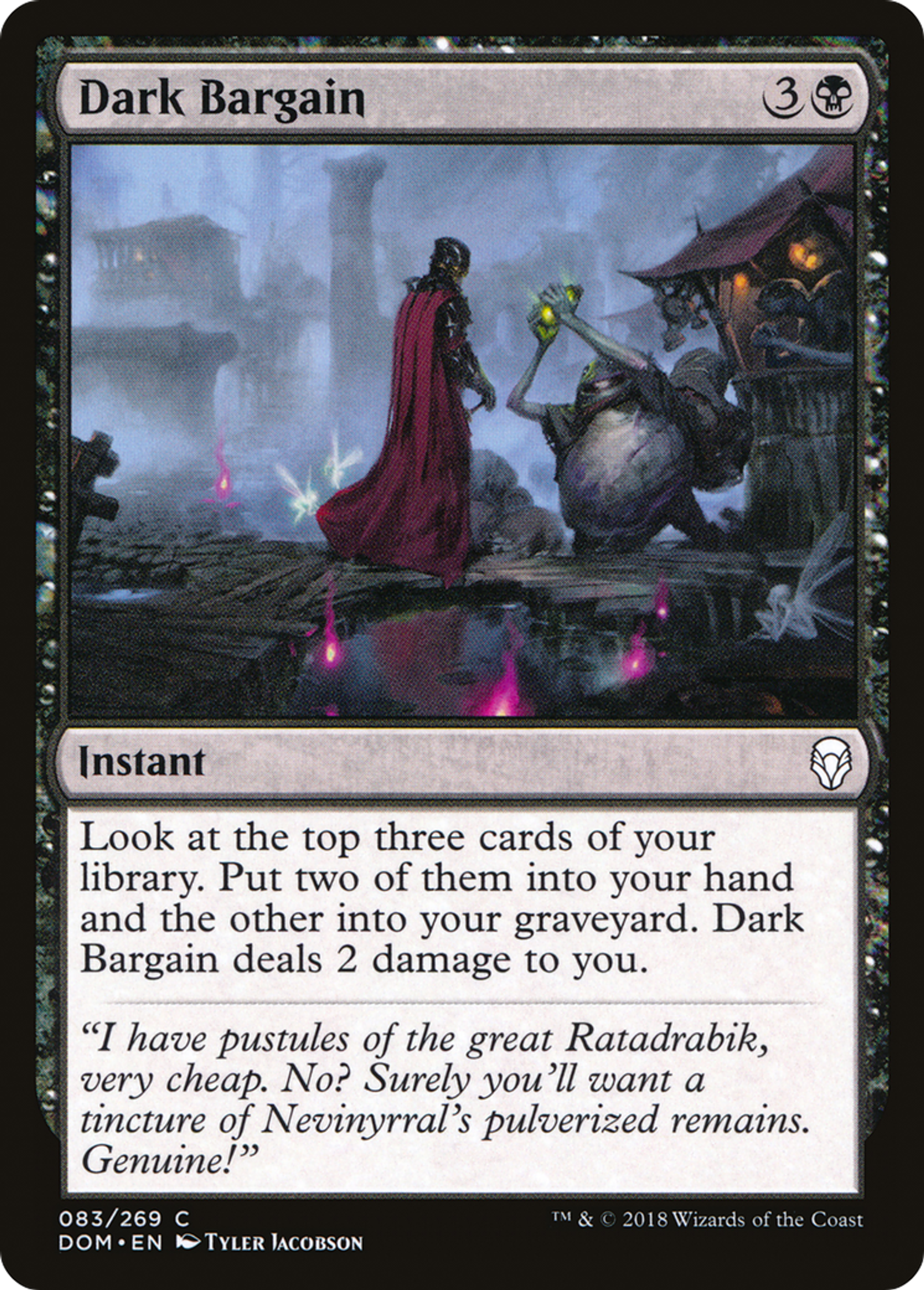 Dark Bargain — Dominaria — Magic: The Gathering