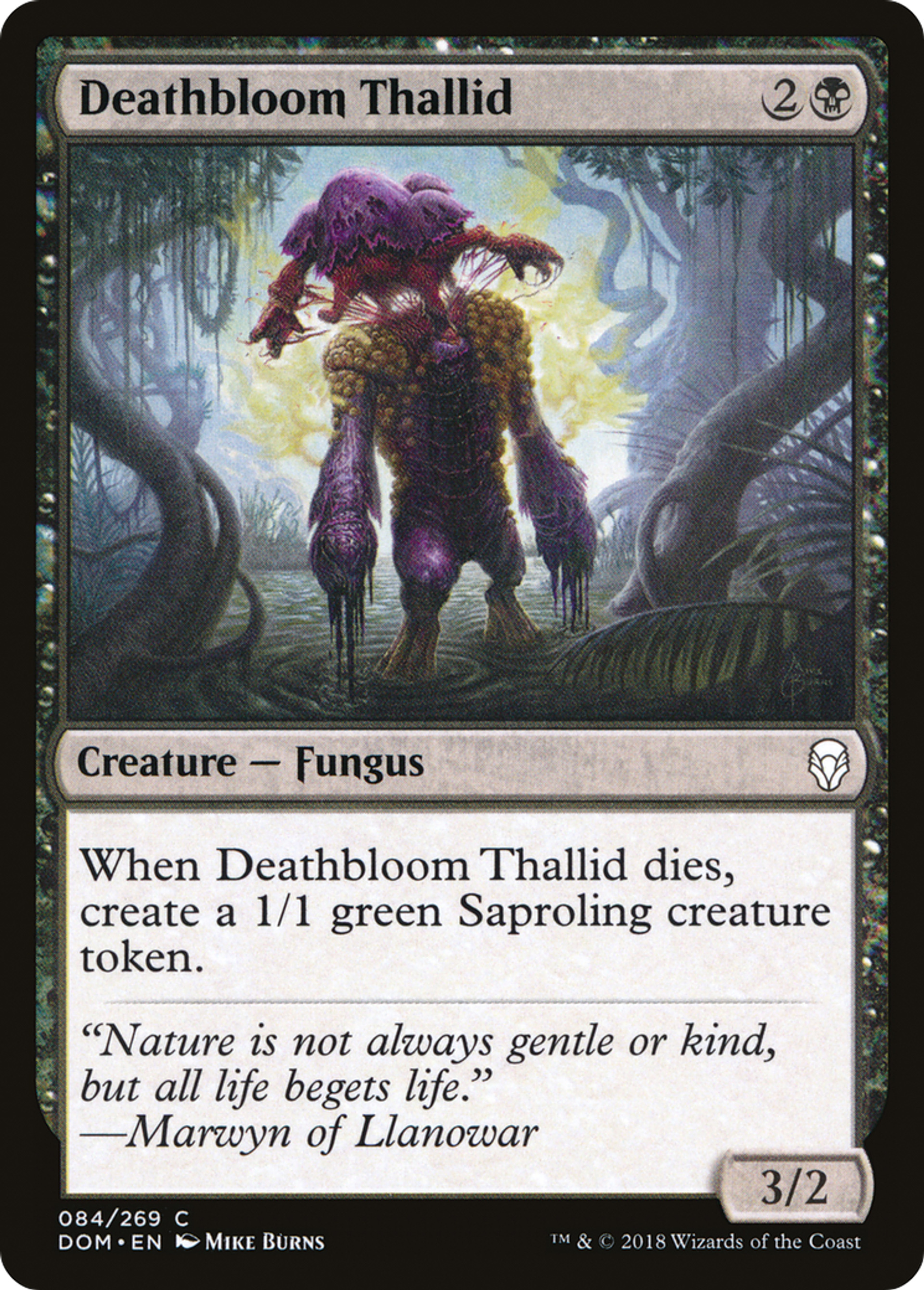Deathbloom Thallid — Dominaria — Magic: The Gathering