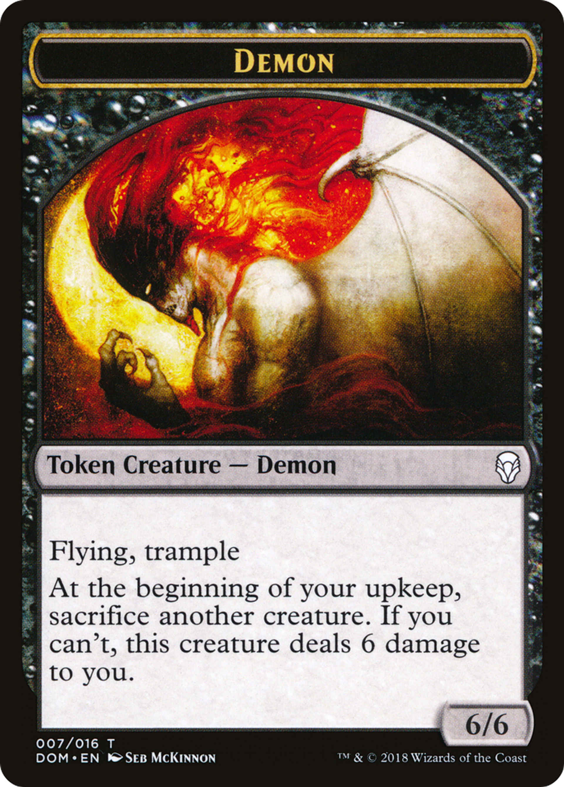 Demon — Dominaria — Magic: The Gathering