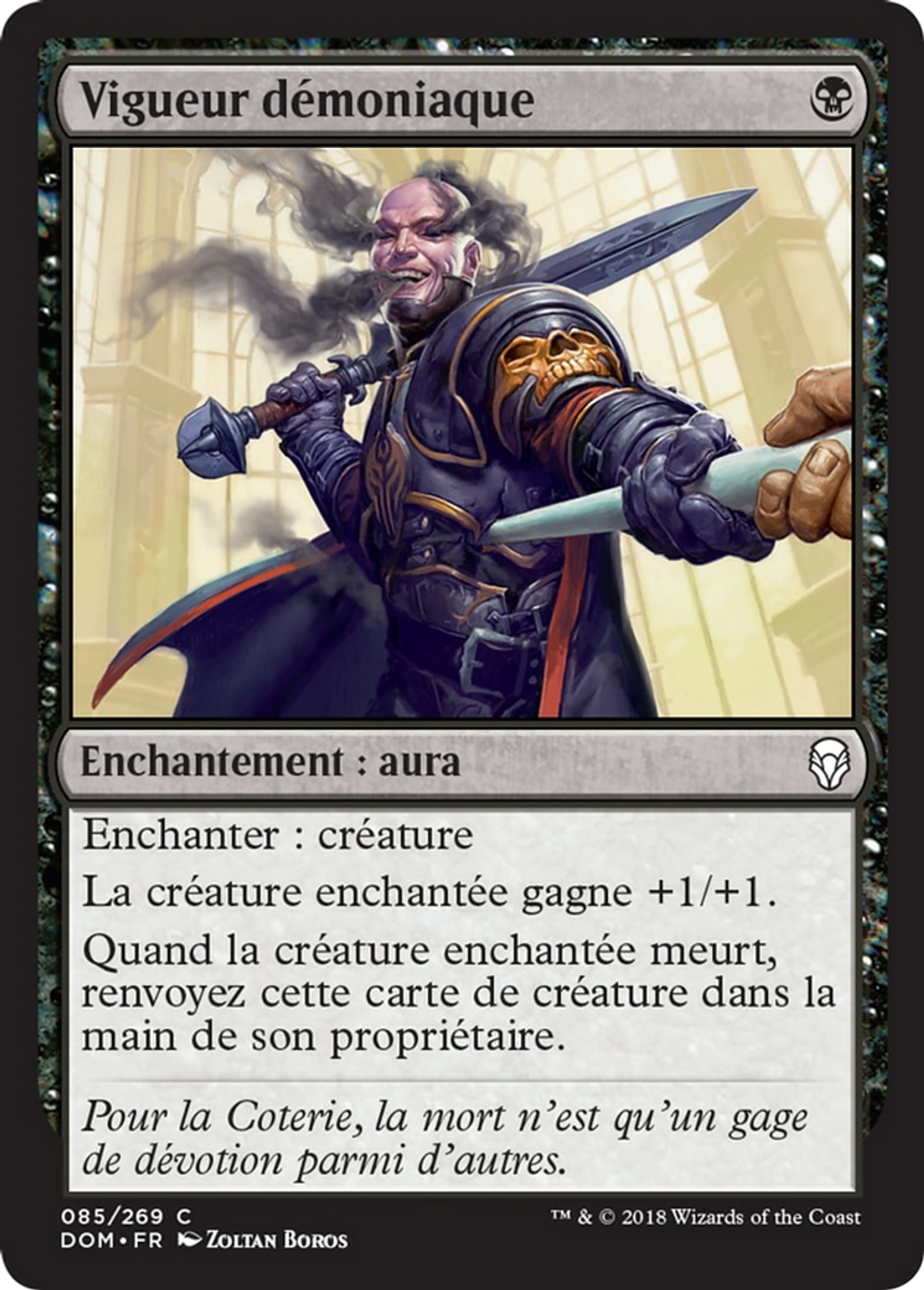 Vigueur démoniaque — Dominaria — Magic: The Gathering