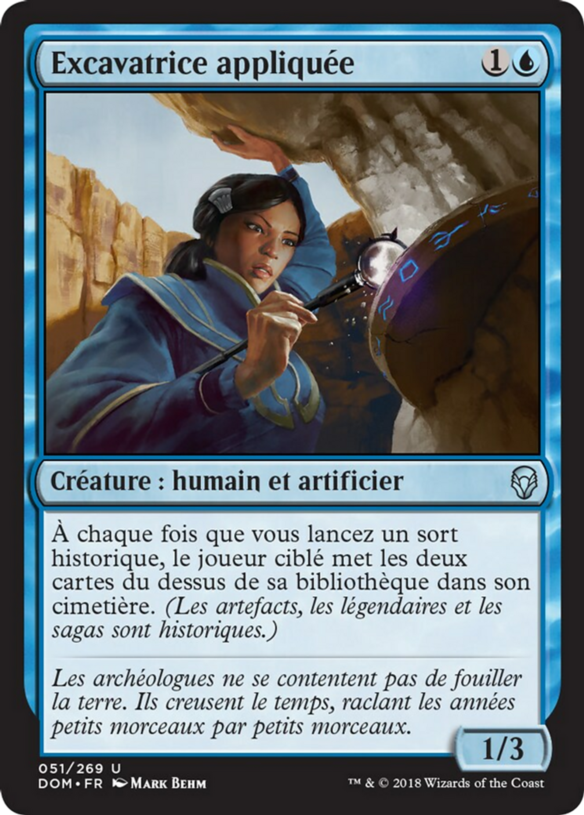 Excavatrice appliquée — Dominaria — Magic: The Gathering