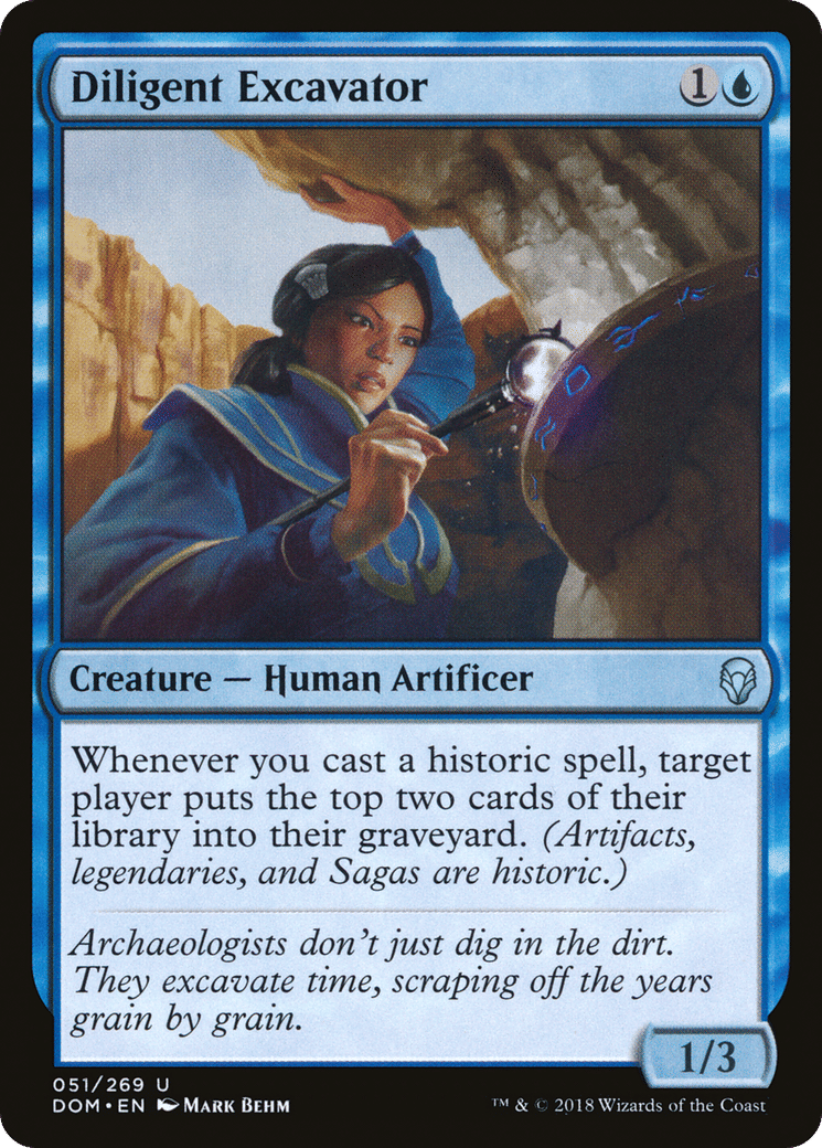 Excavatrice appliquée — Dominaria — Magic: The Gathering