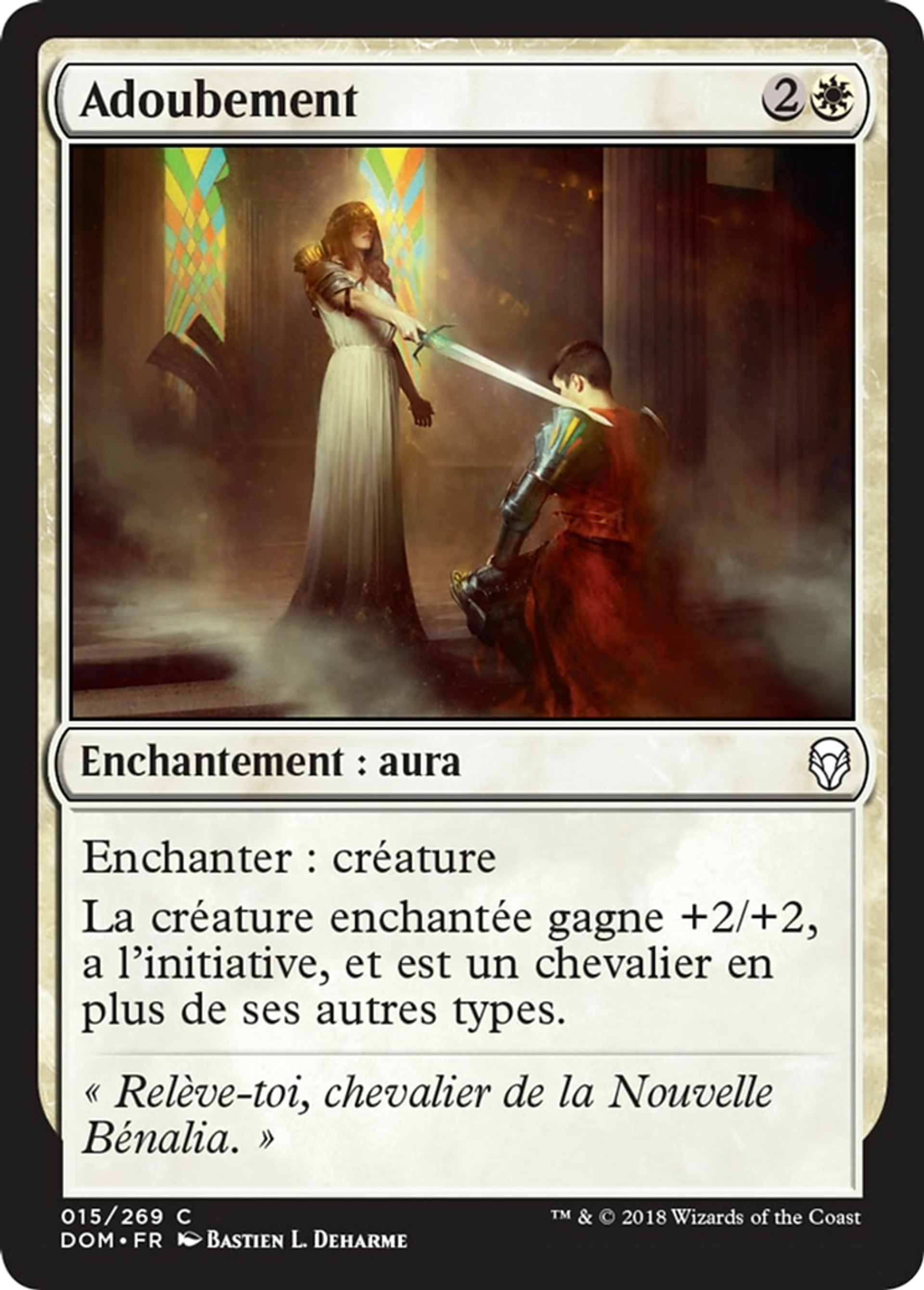 Adoubement — Dominaria — Magic: The Gathering