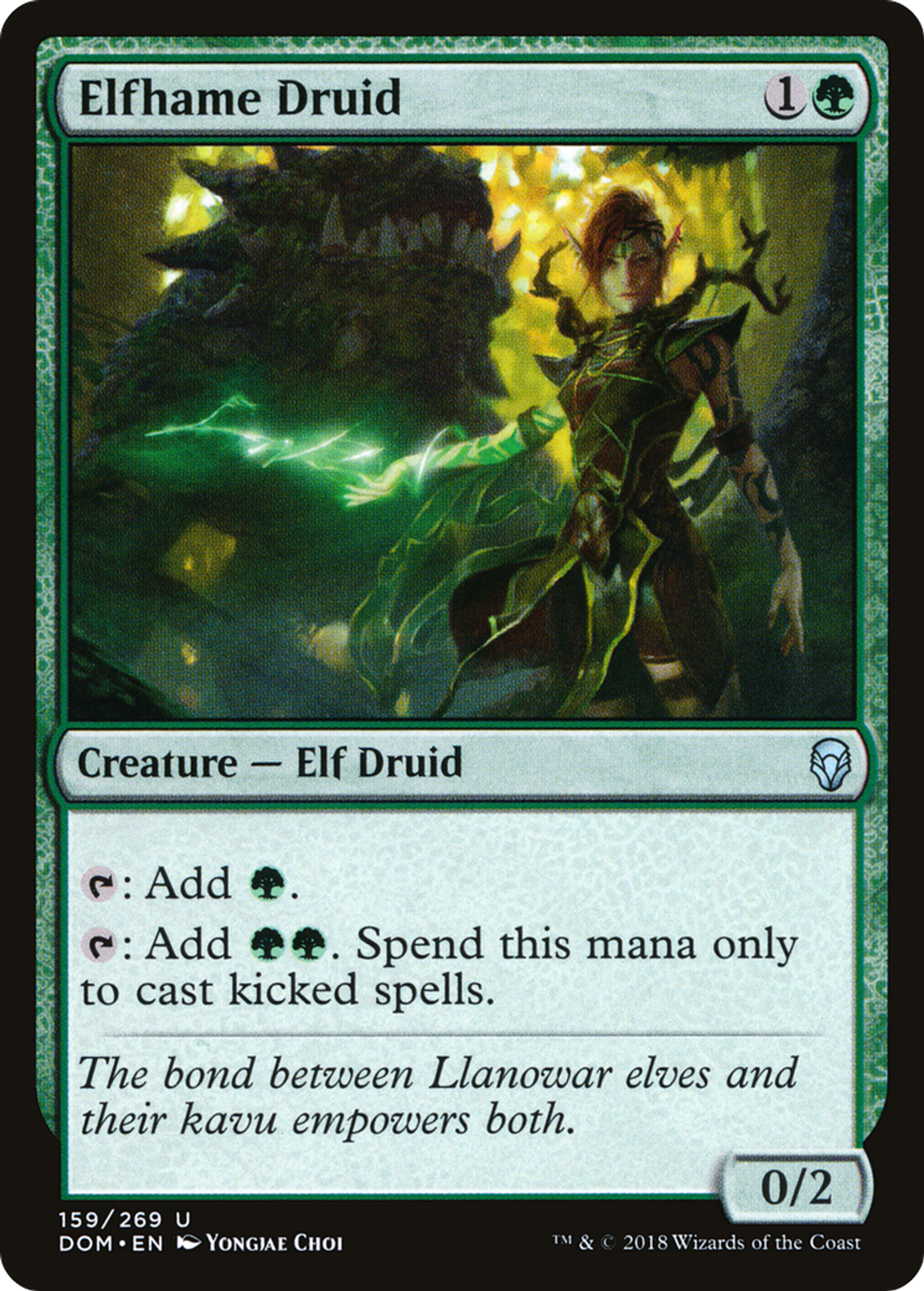Elfhame Druid — Dominaria — Magic: The Gathering