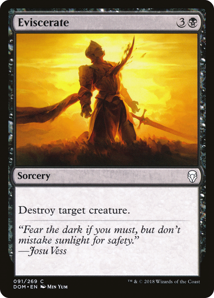 Eviscerate — Dominaria — Magic: The Gathering