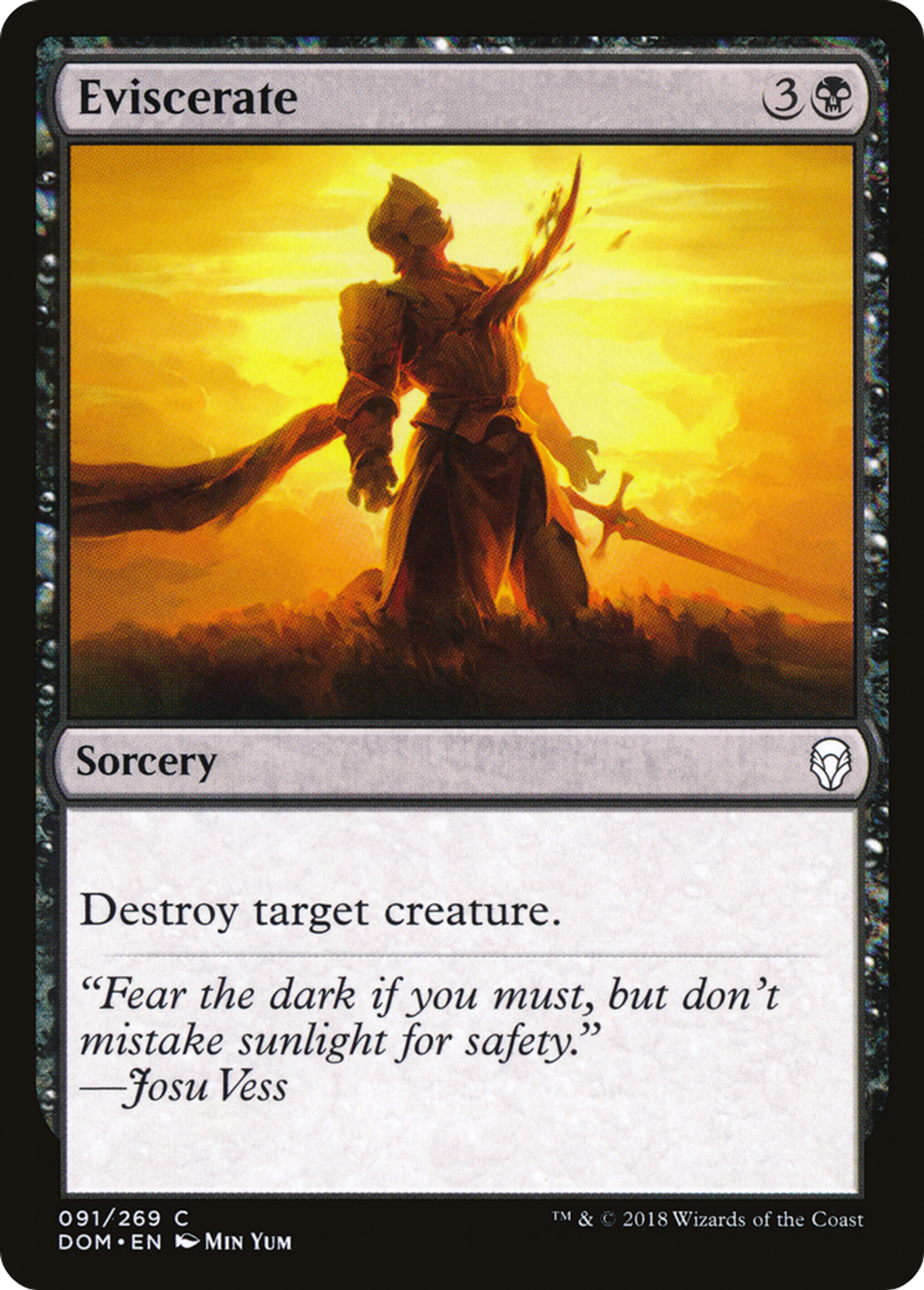 Eviscerate — Dominaria — Magic: The Gathering