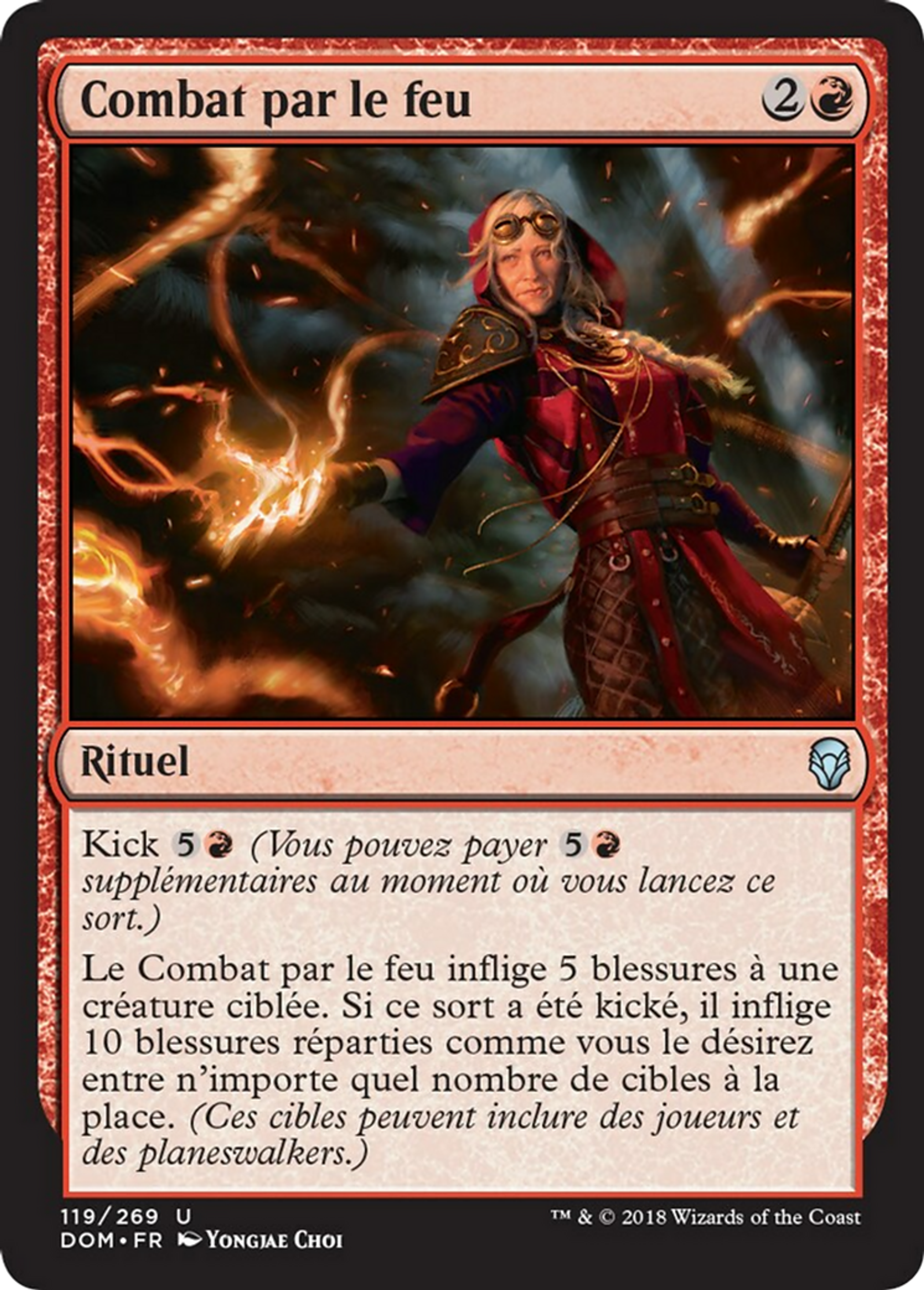 Combat par le feu — Dominaria — Magic: The Gathering
