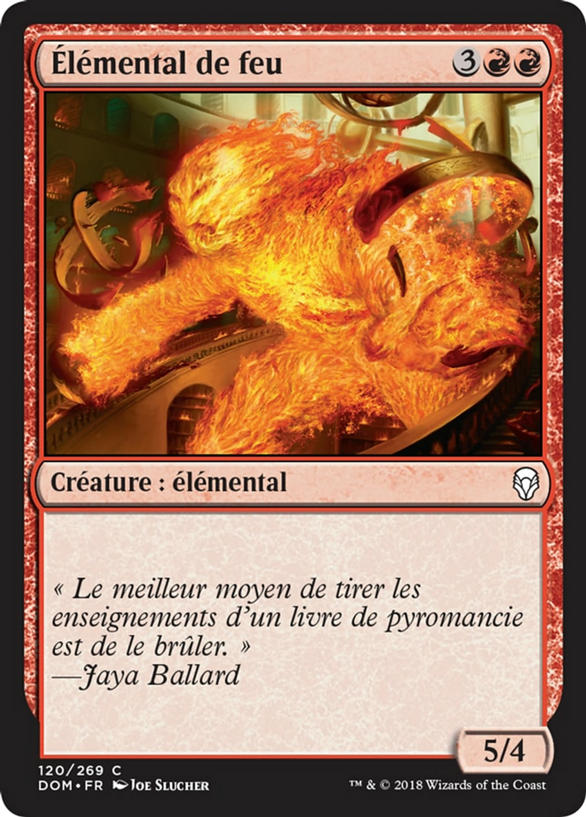 Élémental de feu — Dominaria — Magic: The Gathering