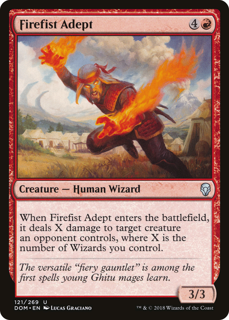 Firefist Adept — Dominaria — Magic: The Gathering
