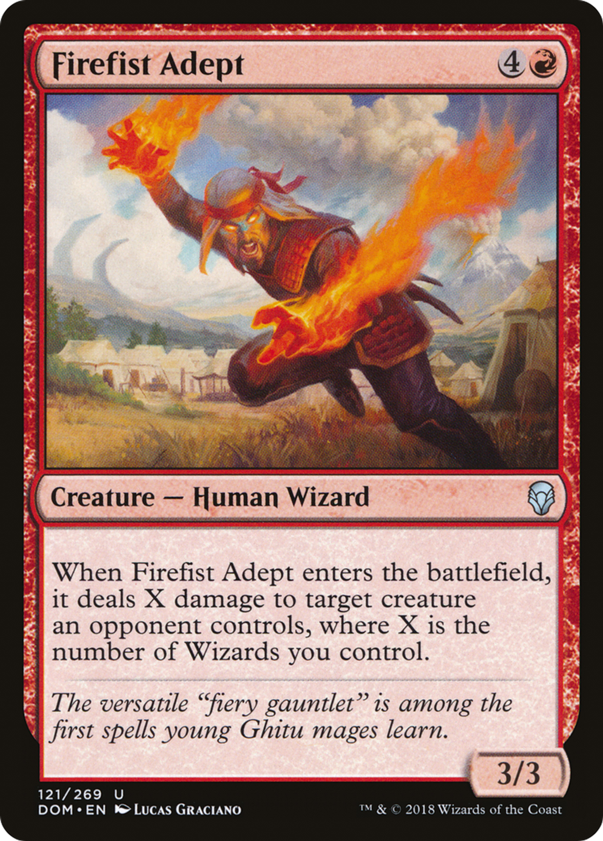 Firefist Adept — Dominaria — Magic: The Gathering