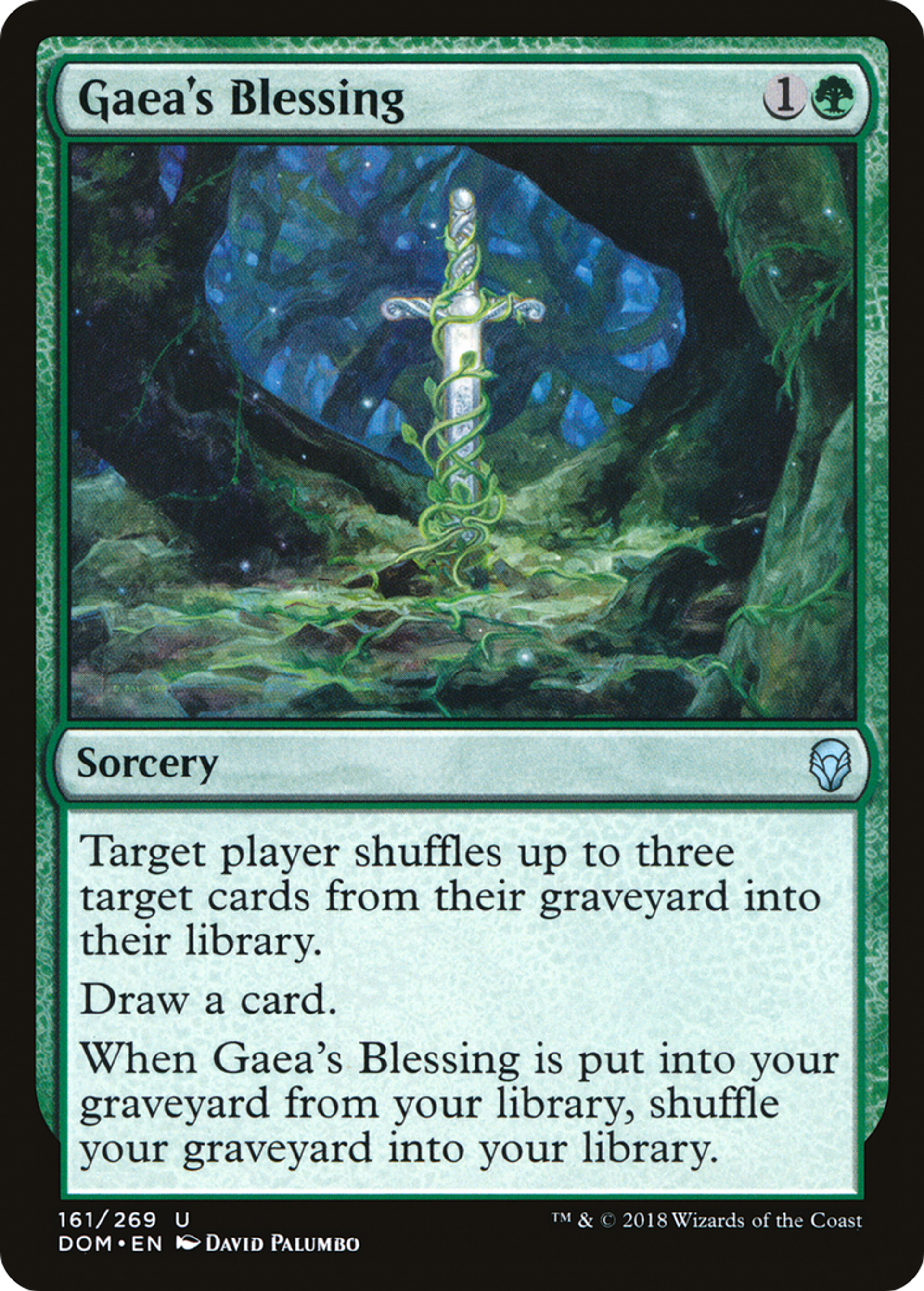 Gaea's Blessing — Dominaria — Magic: The Gathering
