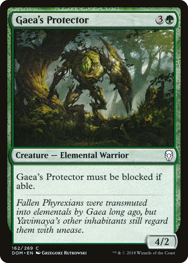 Gaea's Protector — Dominaria — Magic: The Gathering