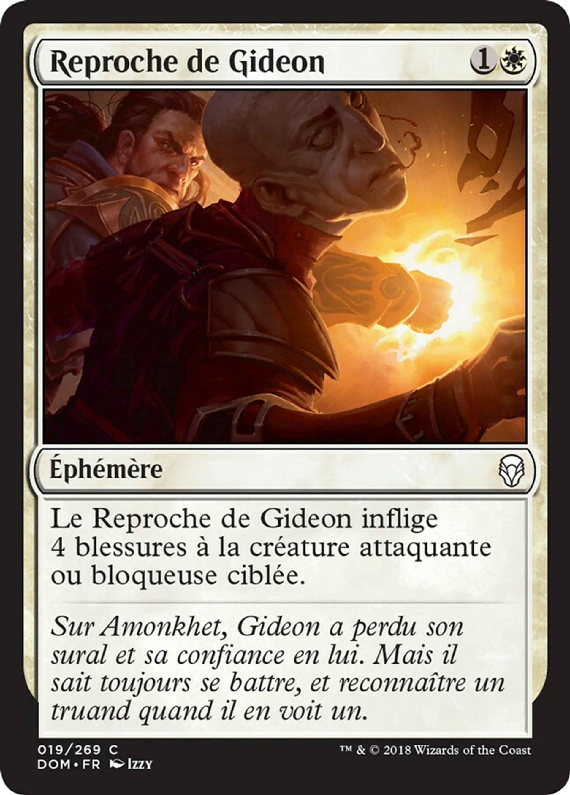 Reproche de Gideon — Dominaria — Magic: The Gathering