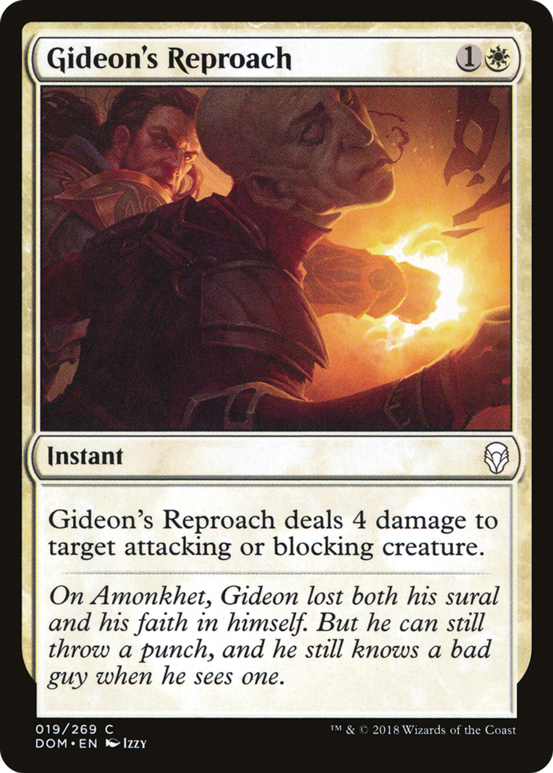 Gideon's Reproach — Dominaria — Magic: The Gathering