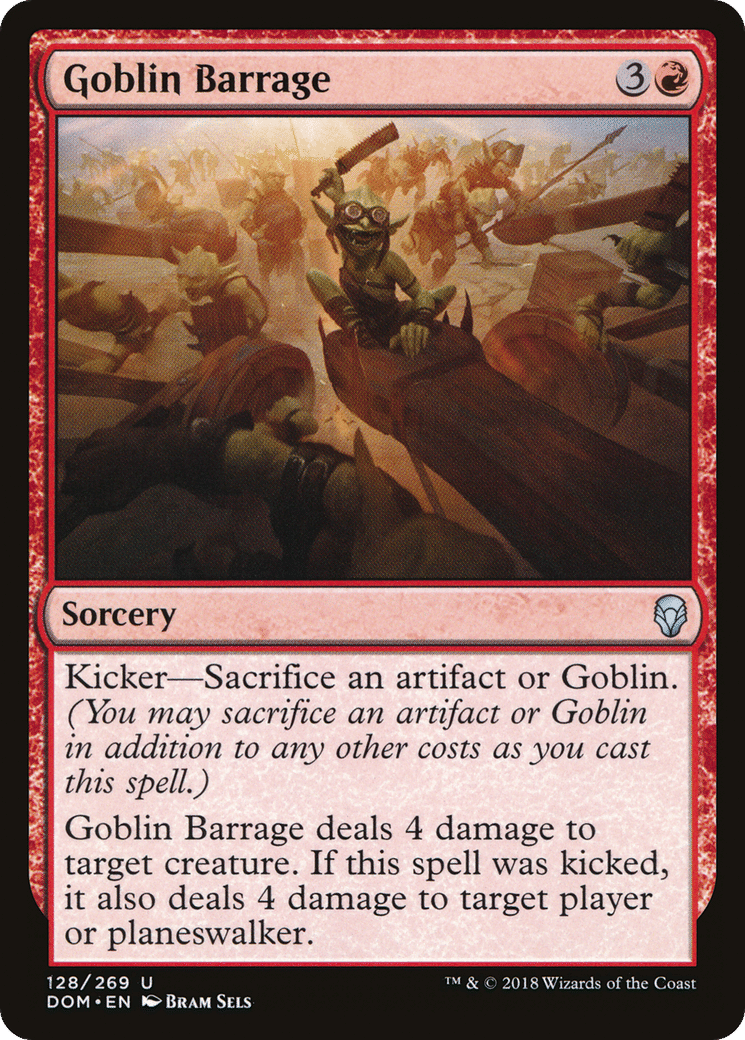 Goblin Barrage — Dominaria — Magic: The Gathering