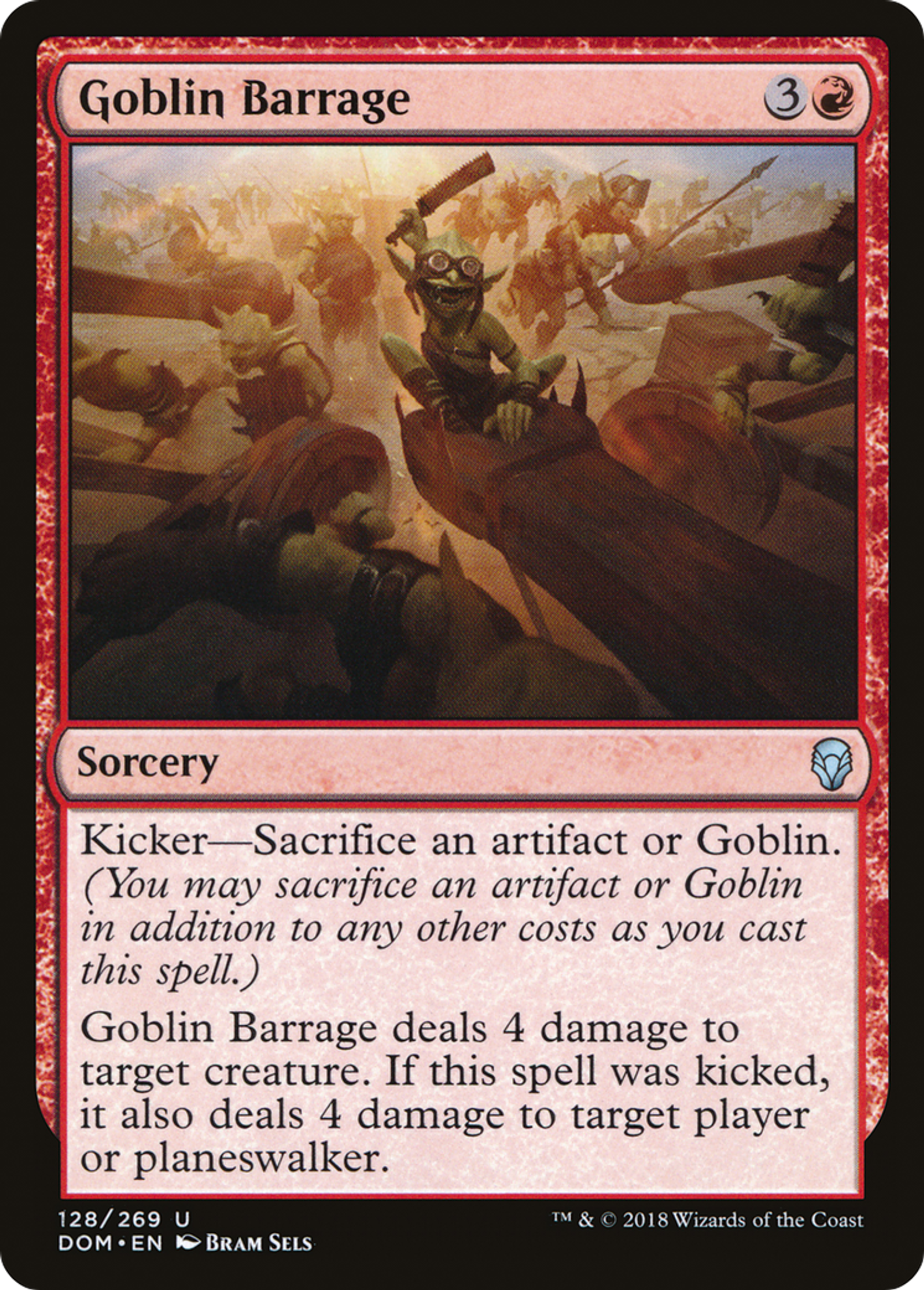 Goblin Barrage — Dominaria — Magic: The Gathering