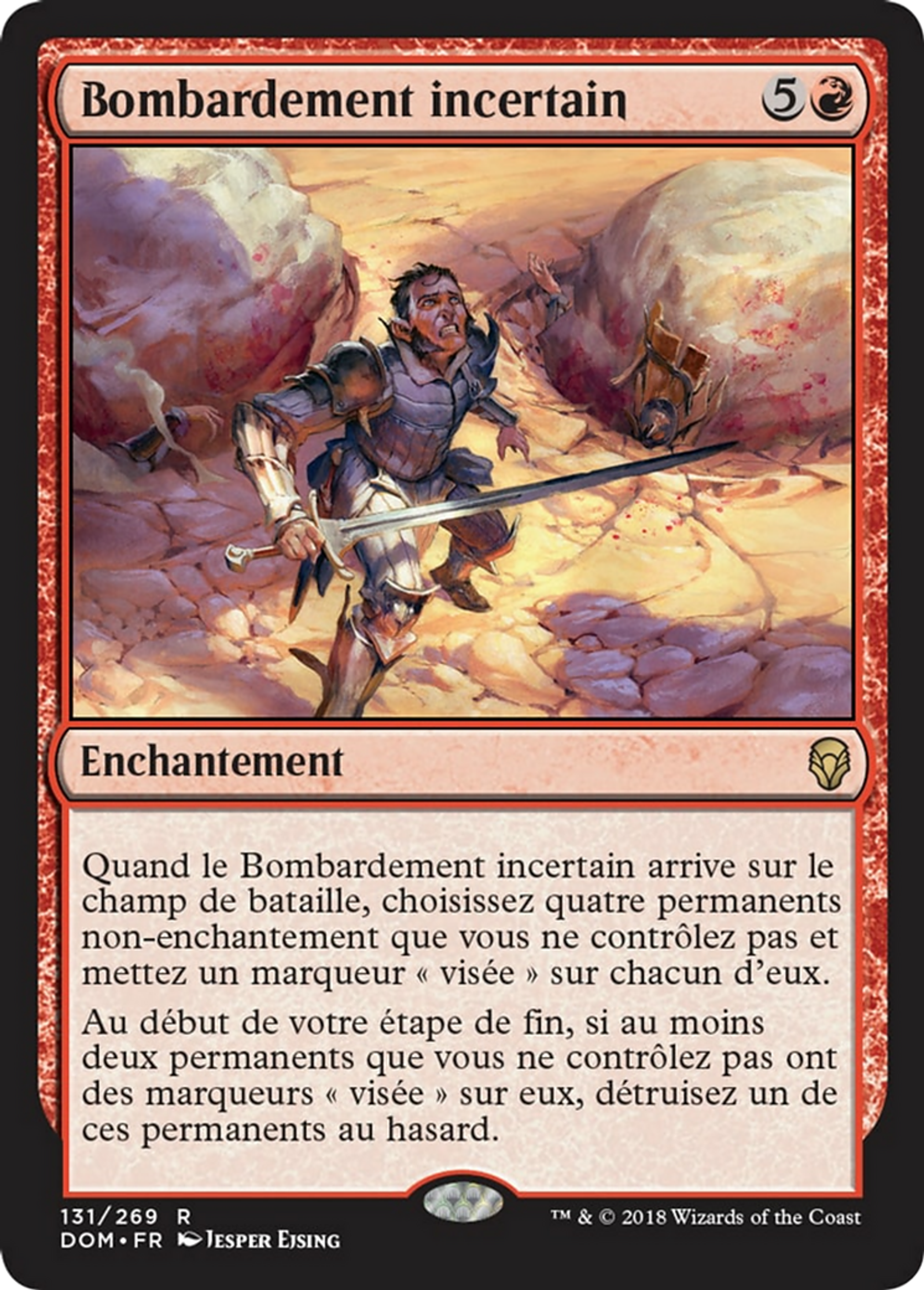Bombardement incertain — Dominaria — Magic: The Gathering