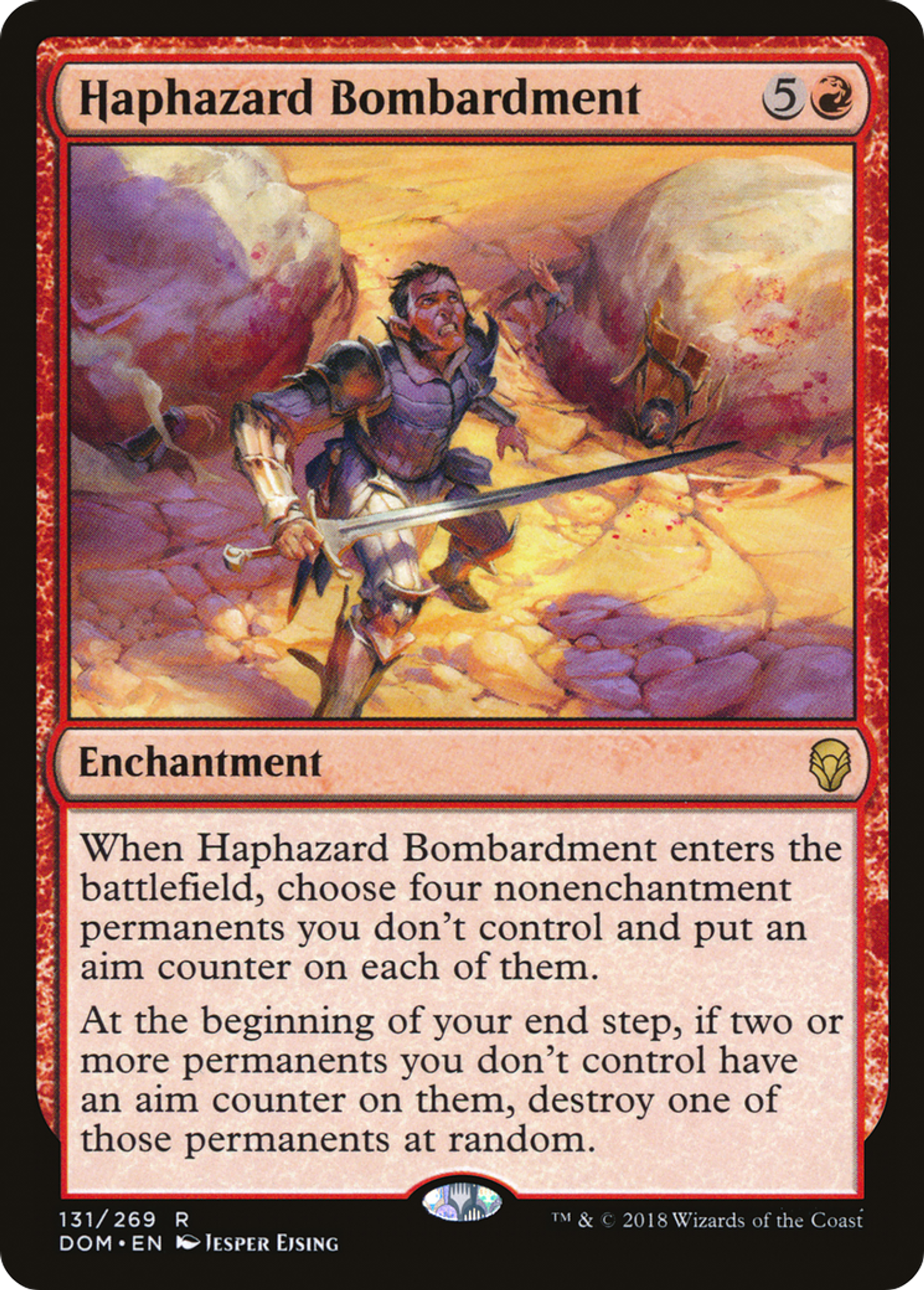Haphazard Bombardment — Dominaria — Magic: The Gathering