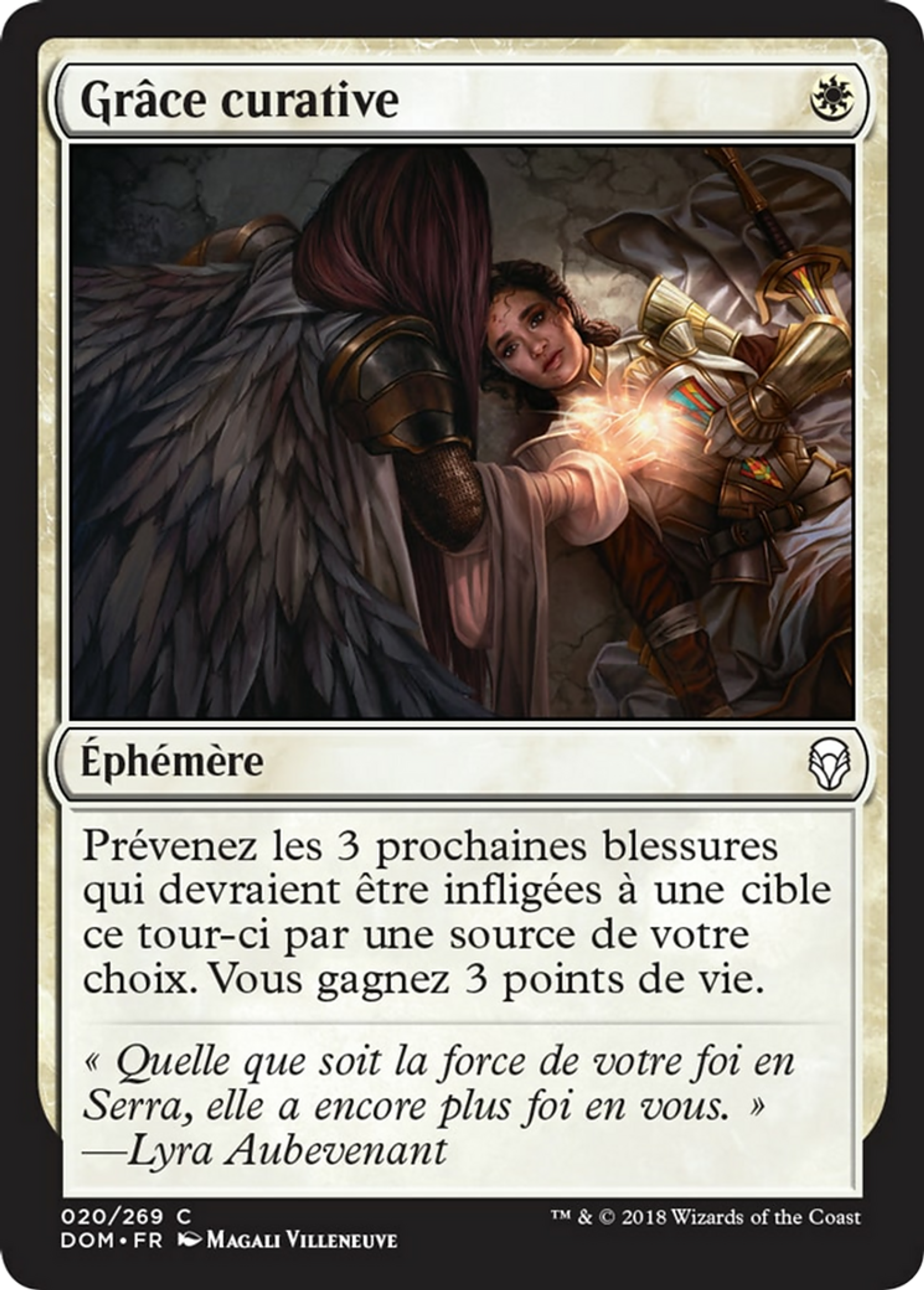 Grâce curative — Dominaria — Magic: The Gathering