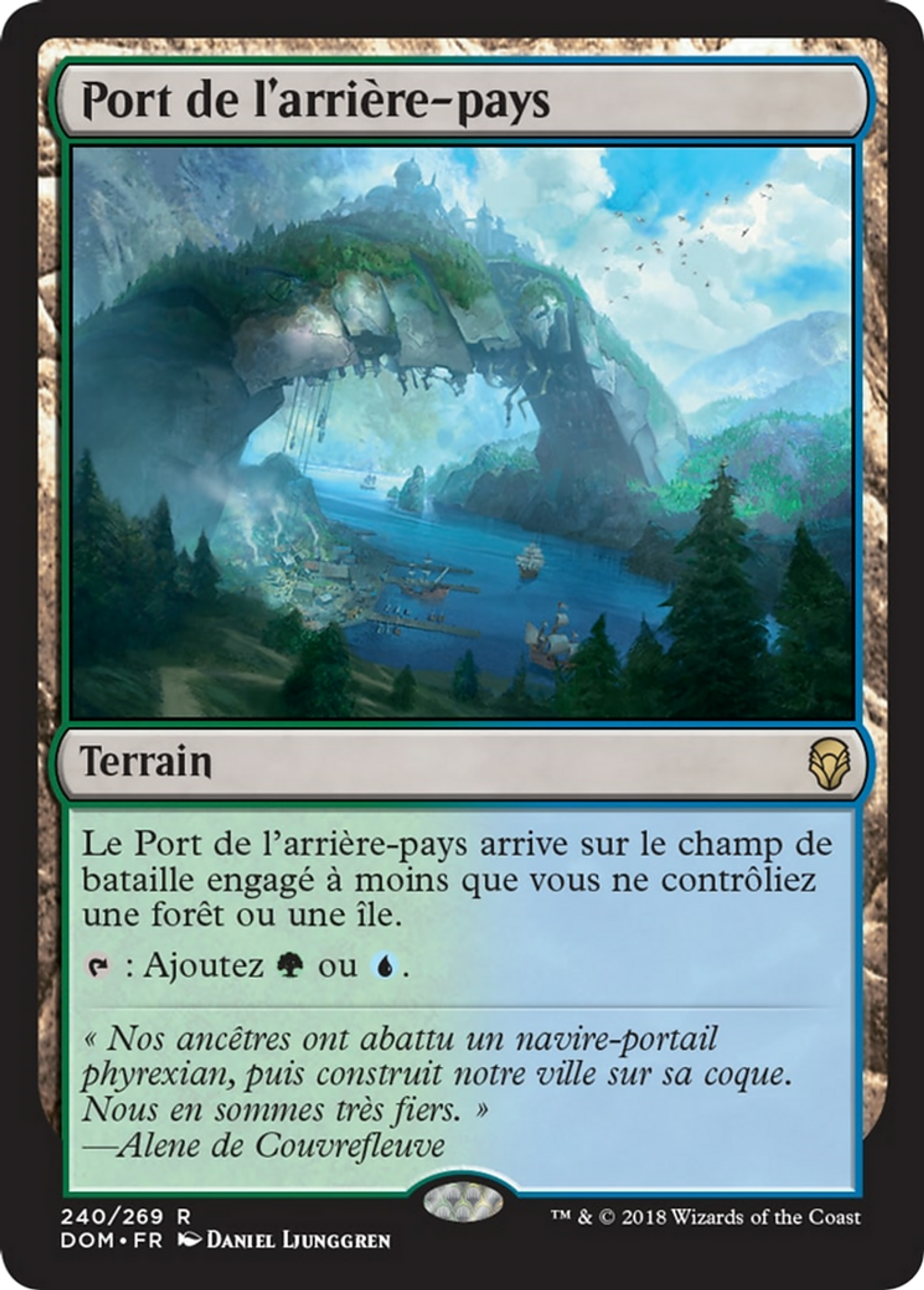 Port de l'arrière-pays — Dominaria — Magic: The Gathering