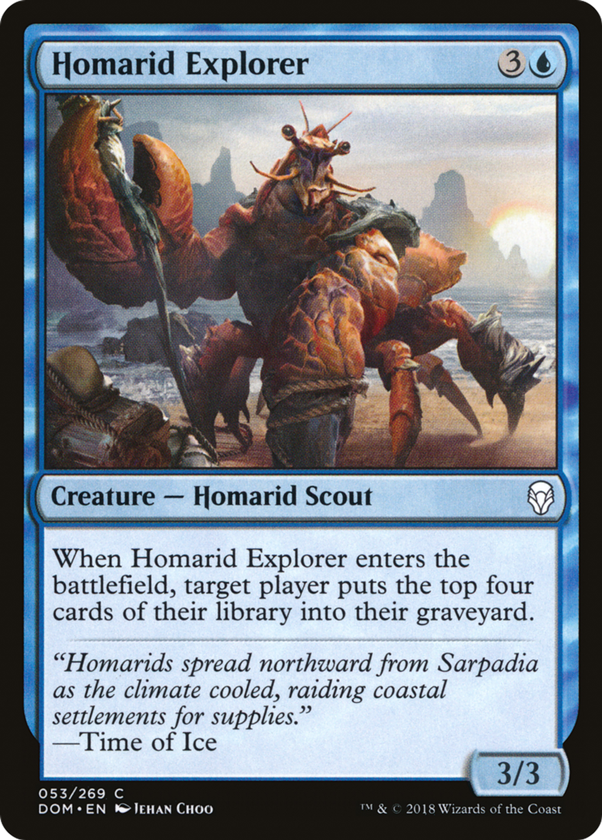 Homarid Explorer — Dominaria — Magic: The Gathering