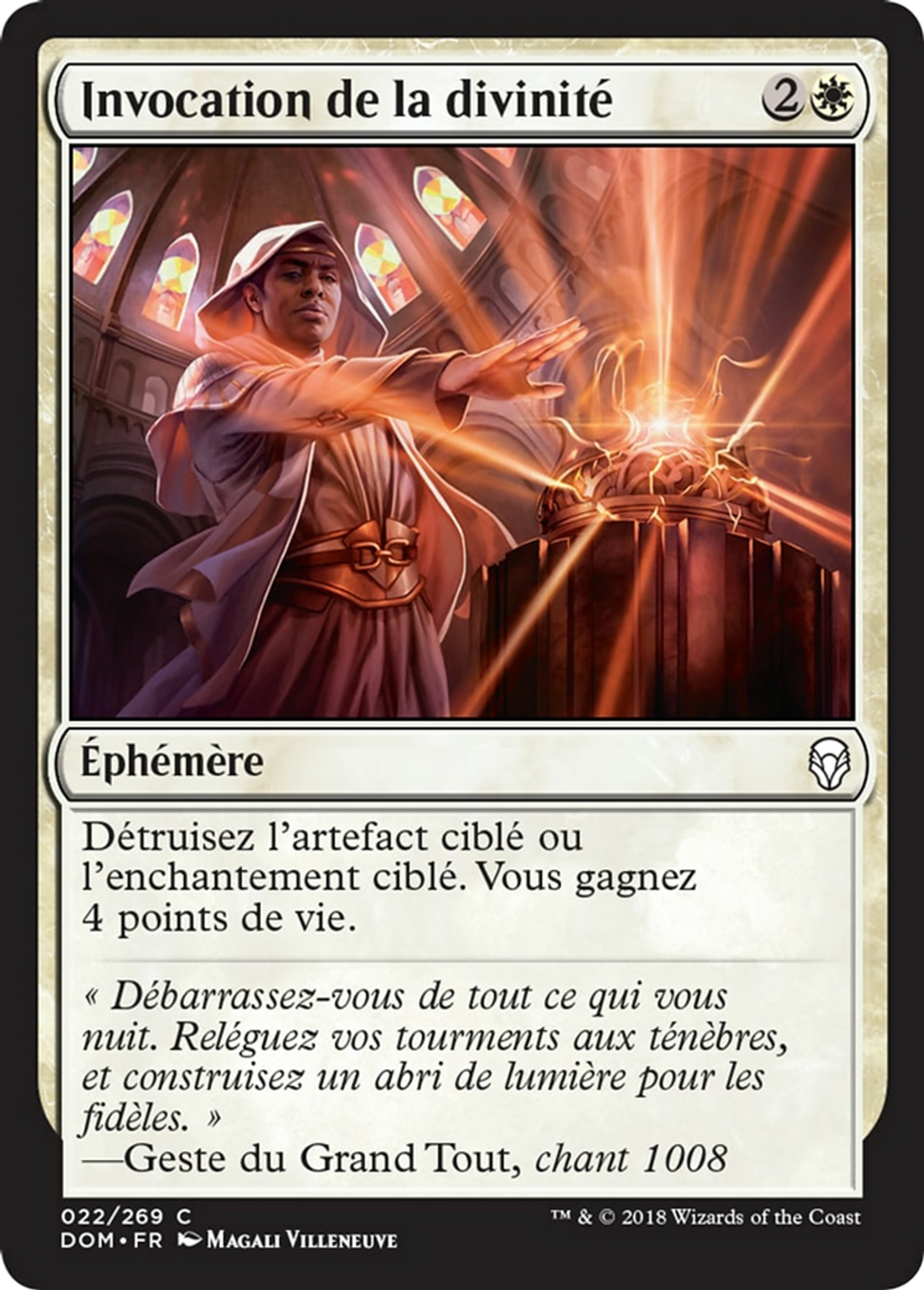 Invocation de la divinité — Dominaria — Magic: The Gathering