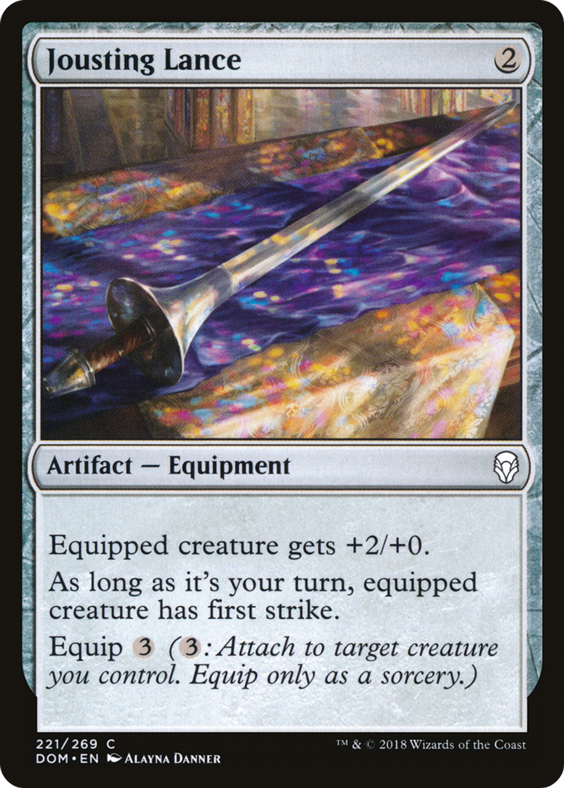 Jousting Lance — Dominaria — Magic: The Gathering