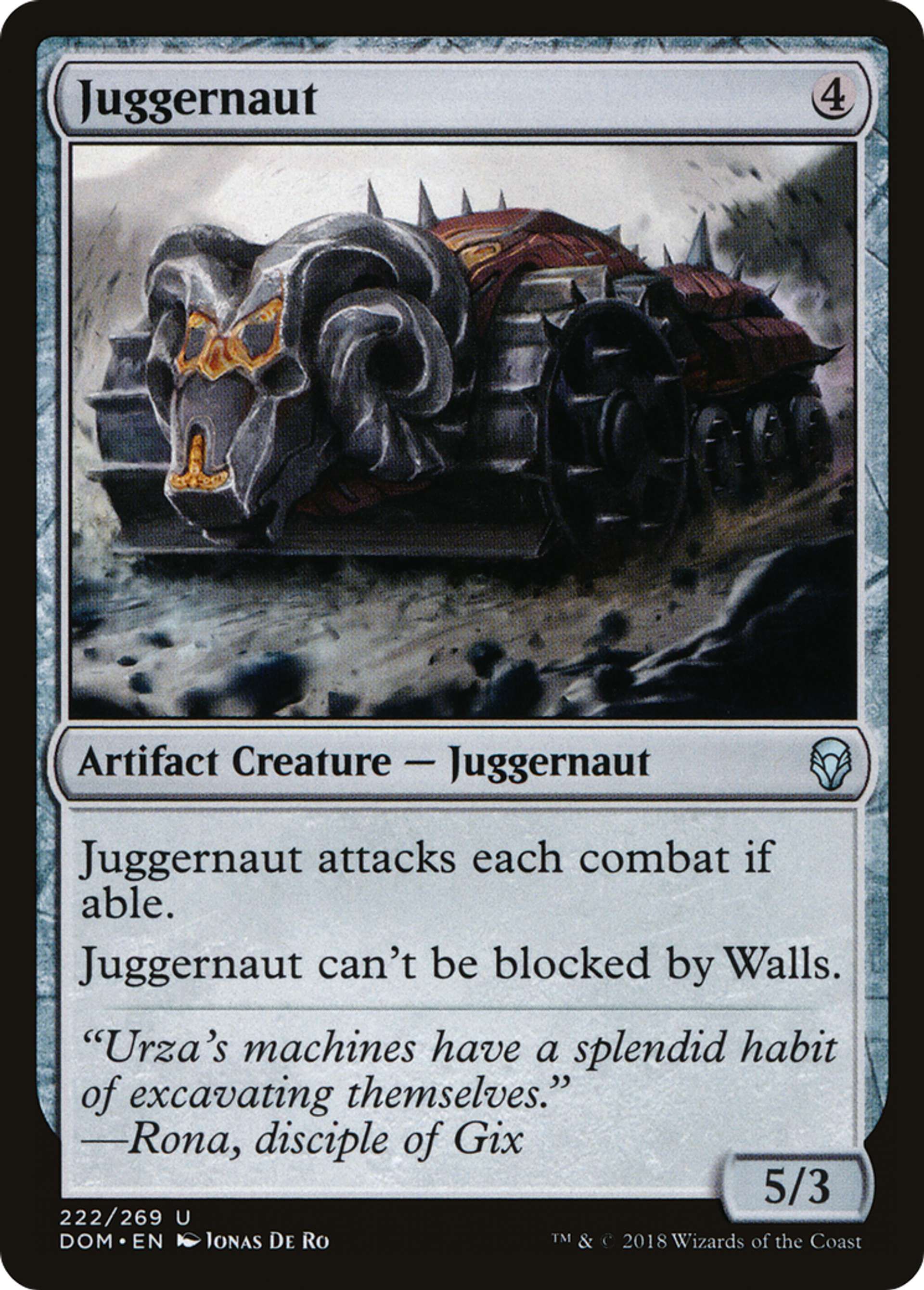 Juggernaut — Dominaria — Magic: The Gathering
