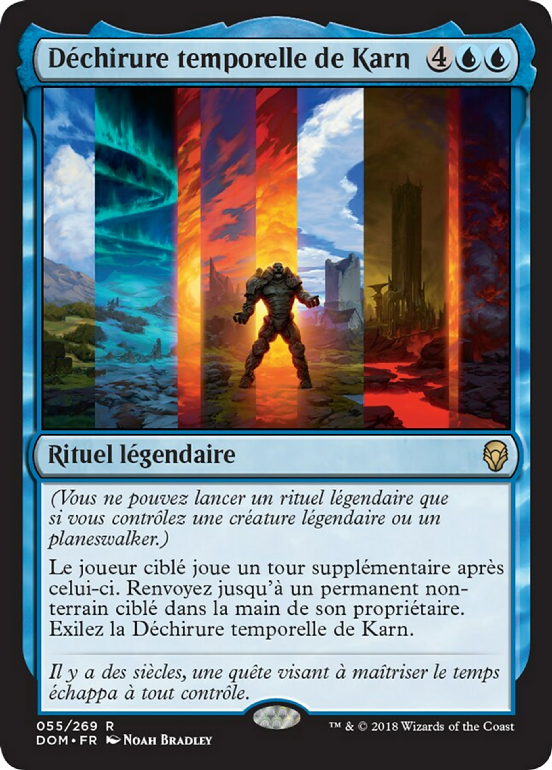 Déchirure temporelle de Karn — Dominaria — Magic: The Gathering