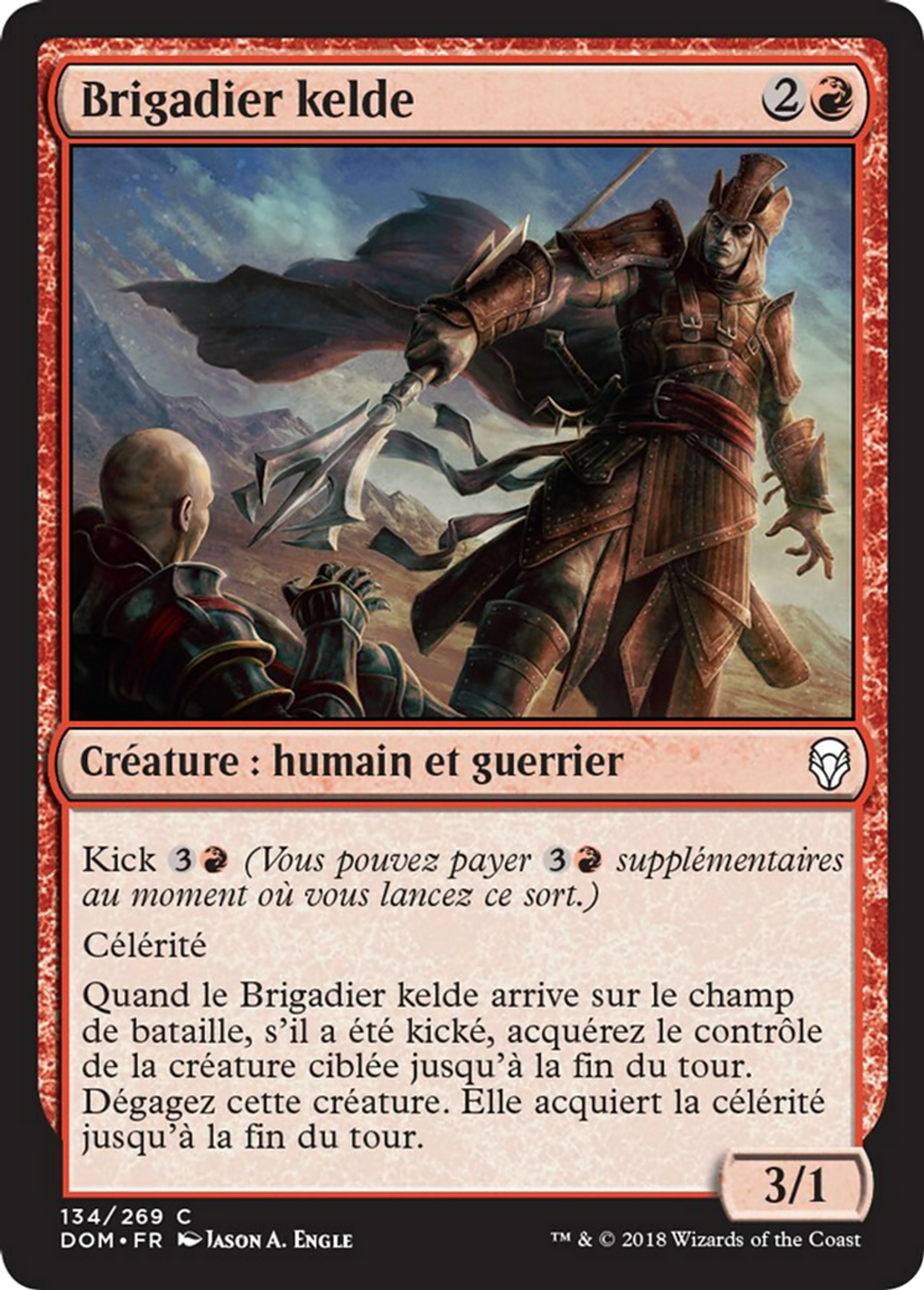 Brigadier kelde — Dominaria — Magic: The Gathering