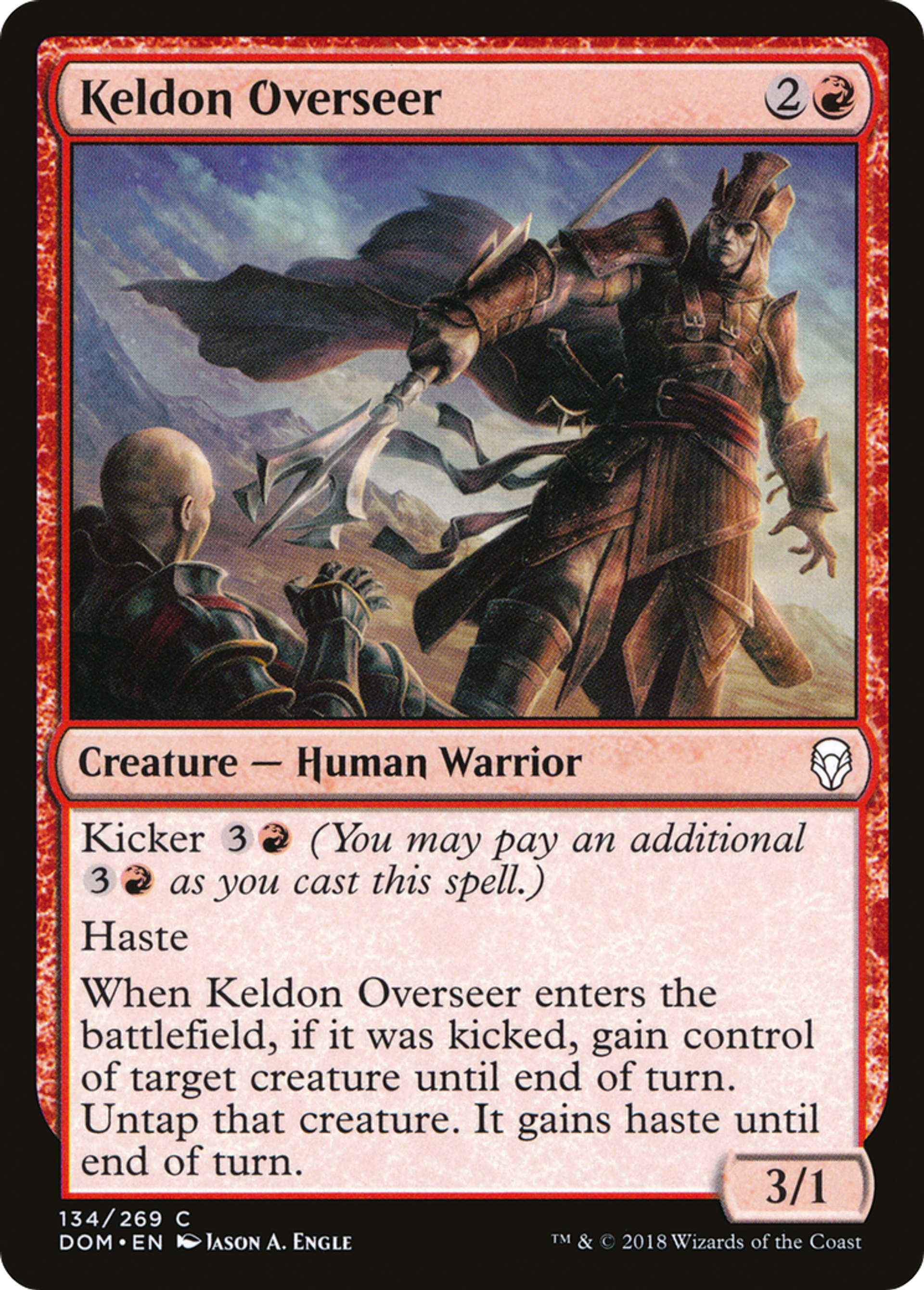 Keldon Overseer — Dominaria — Magic: The Gathering