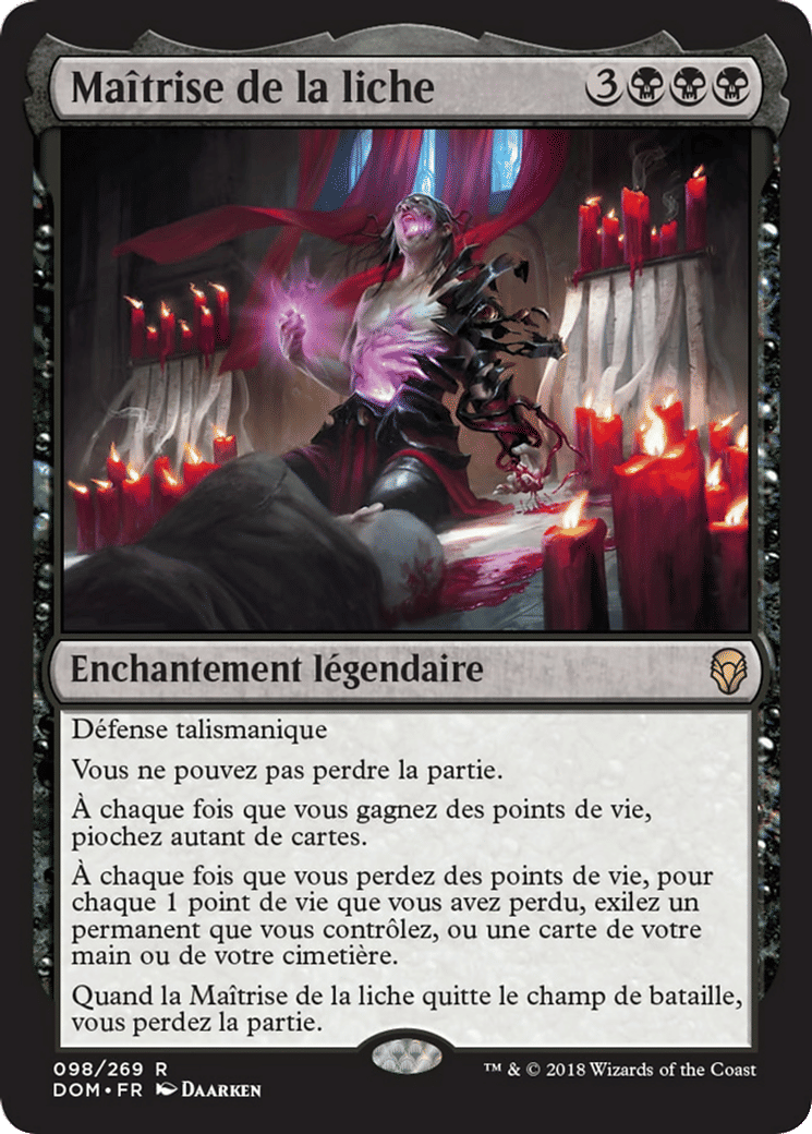 Maîtrise de la liche — Dominaria — Magic: The Gathering