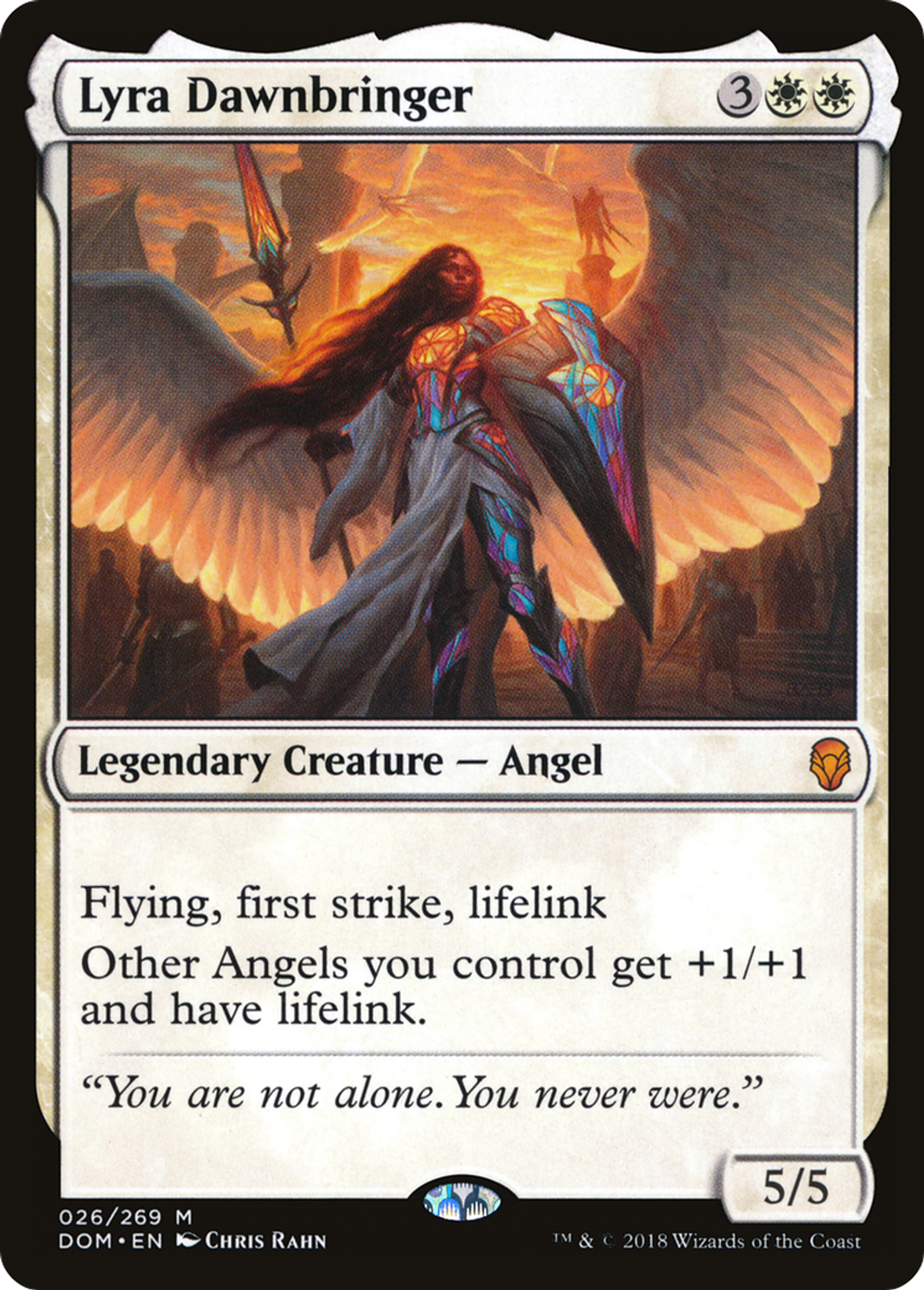 Lyra Dawnbringer — Dominaria — Magic: The Gathering