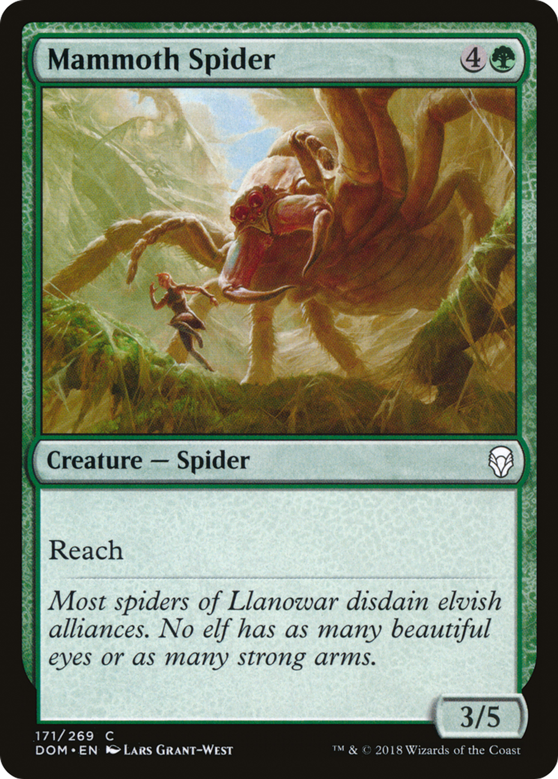 Mammoth Spider — Dominaria — Magic: The Gathering