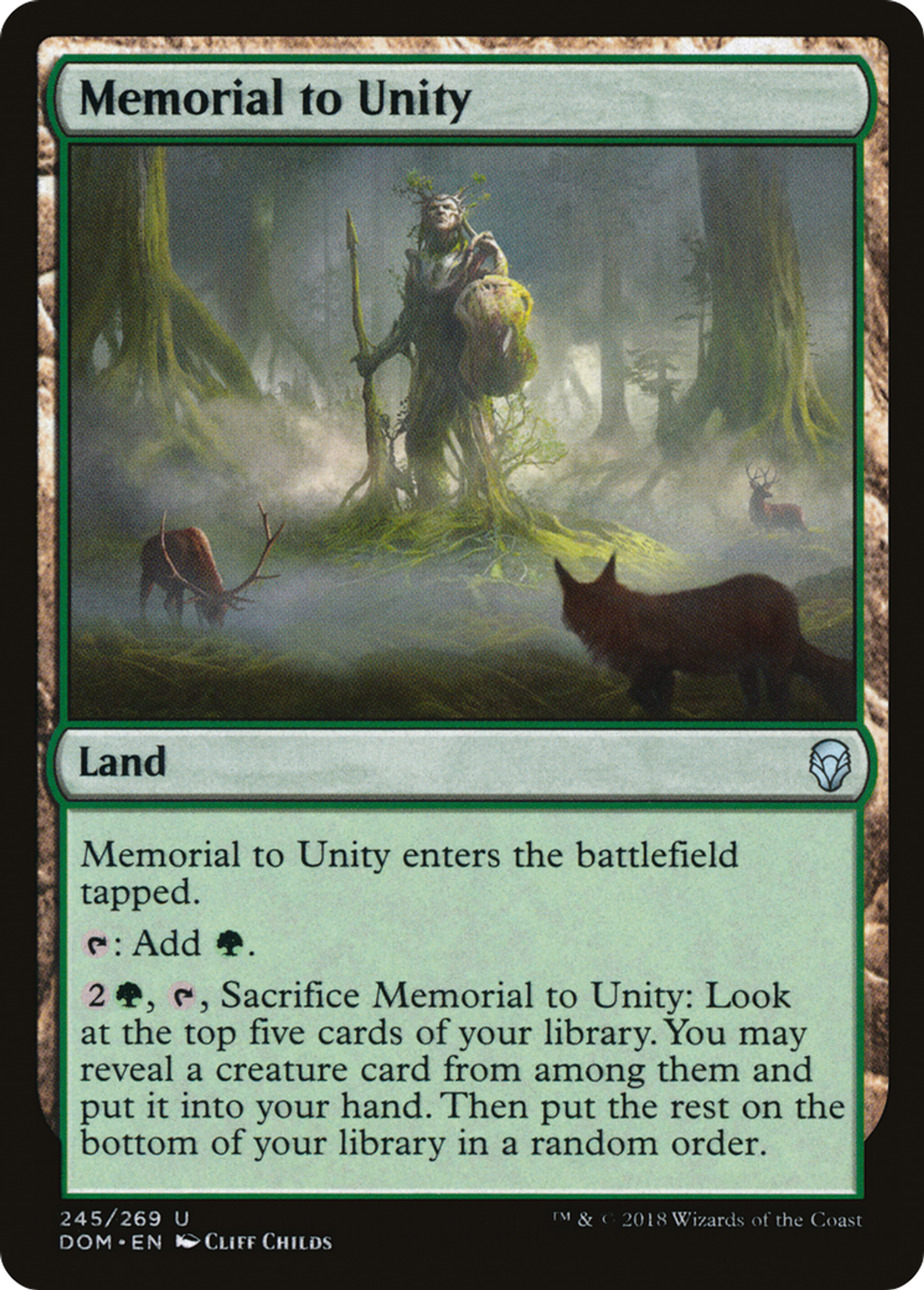 Memorial to Unity — Dominaria — Magic: The Gathering