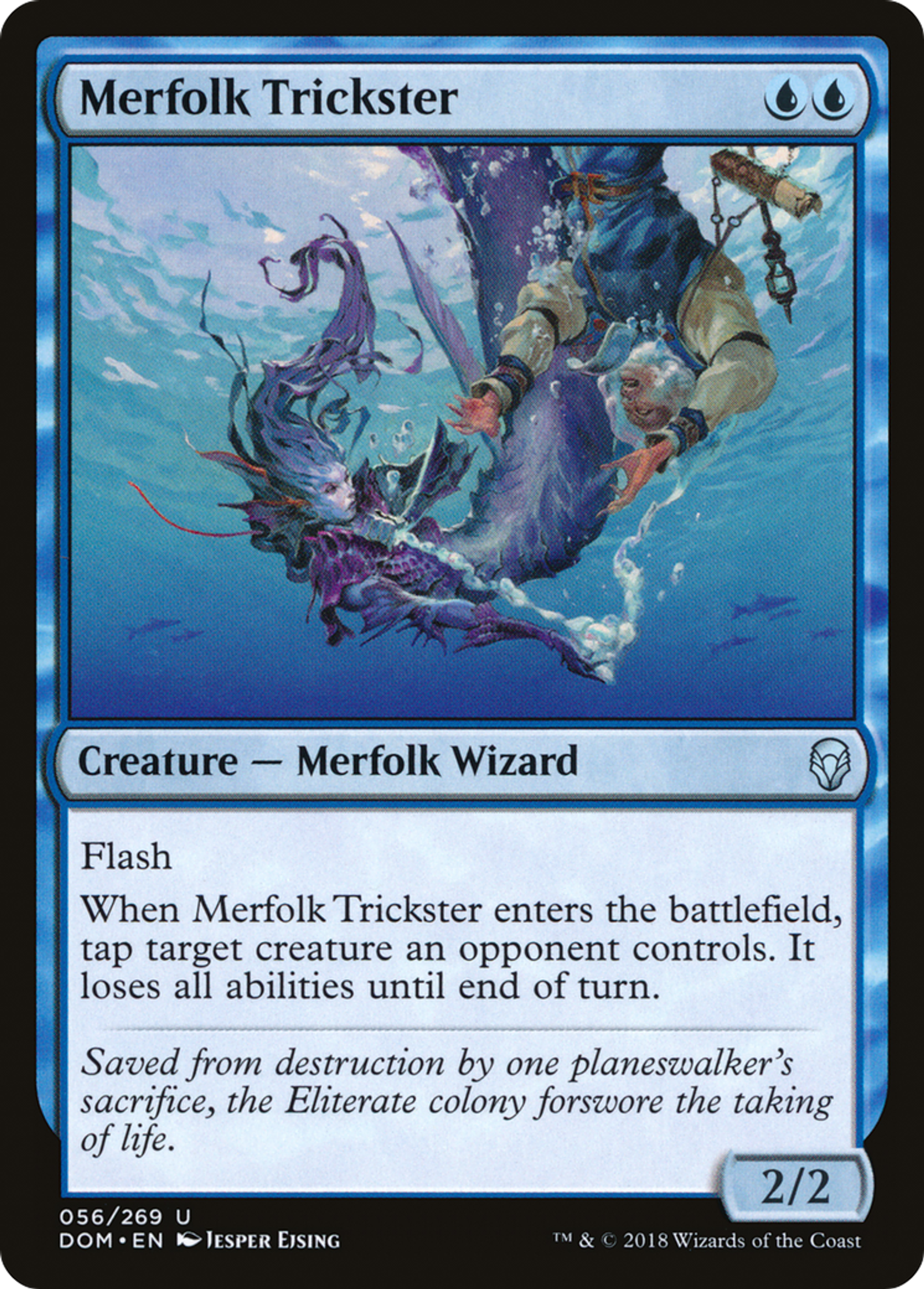 Merfolk Trickster — Dominaria — Magic: The Gathering