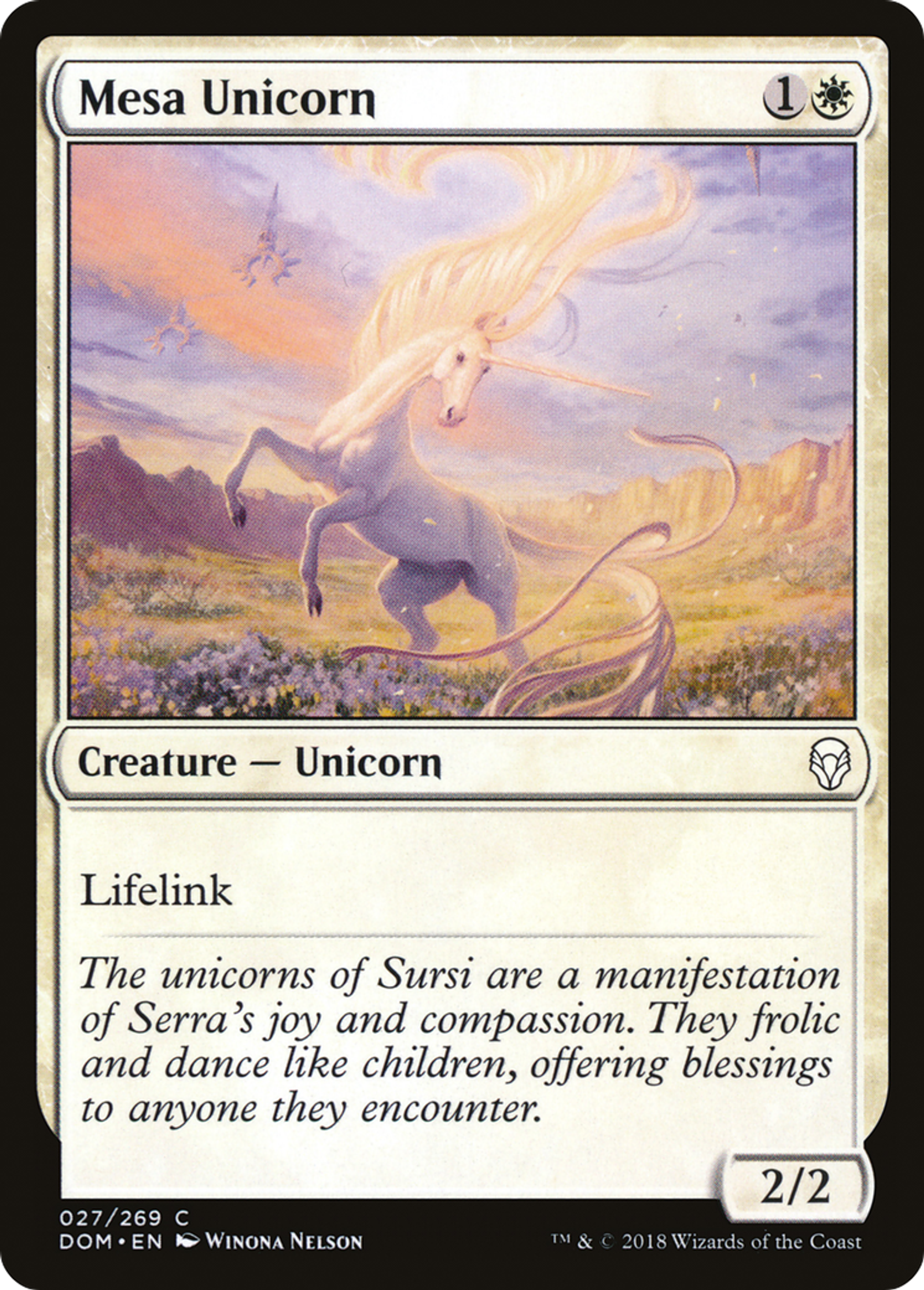 Licorne de mesa — Dominaria — Magic: The Gathering