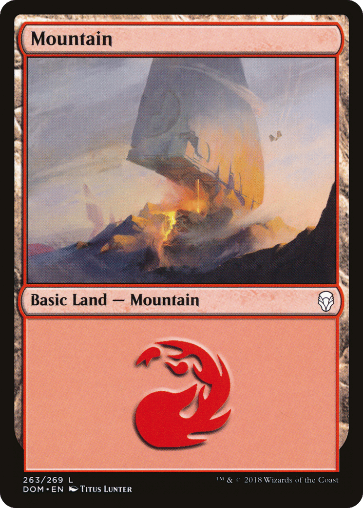 Mountain — Dominaria — Magic: The Gathering