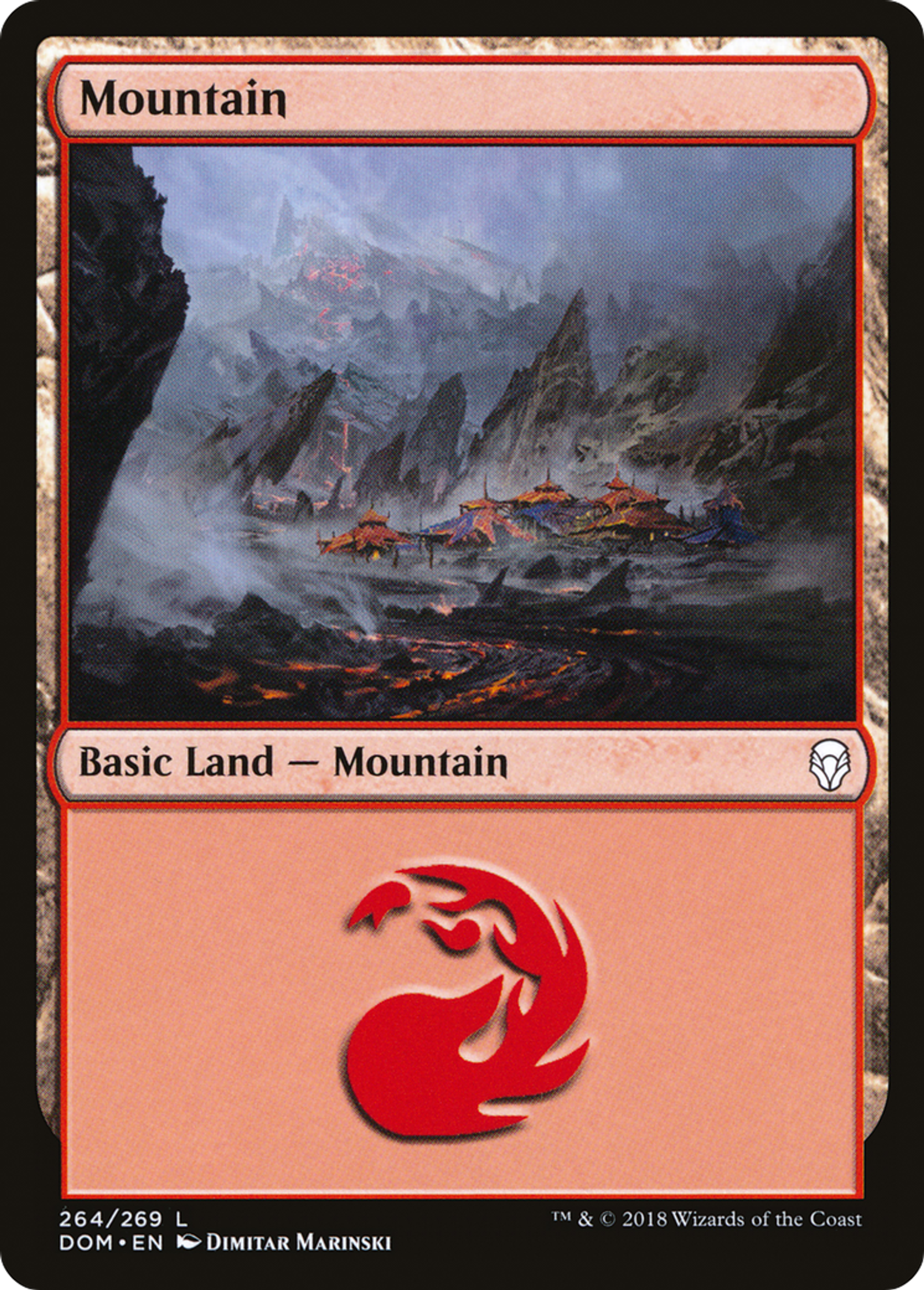 Mountain — Dominaria — Magic: The Gathering