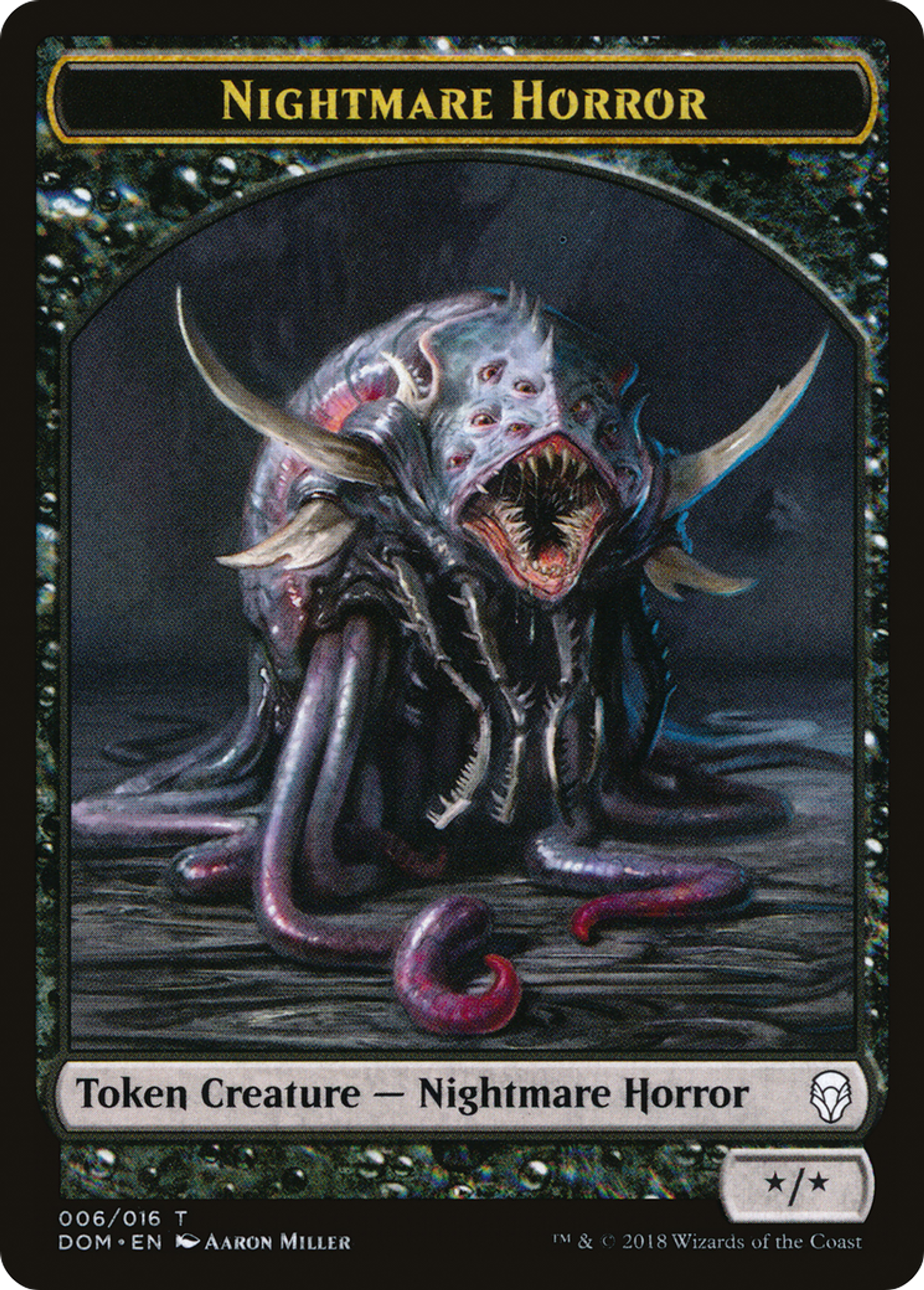 Nightmare Horror — Dominaria — Magic: The Gathering