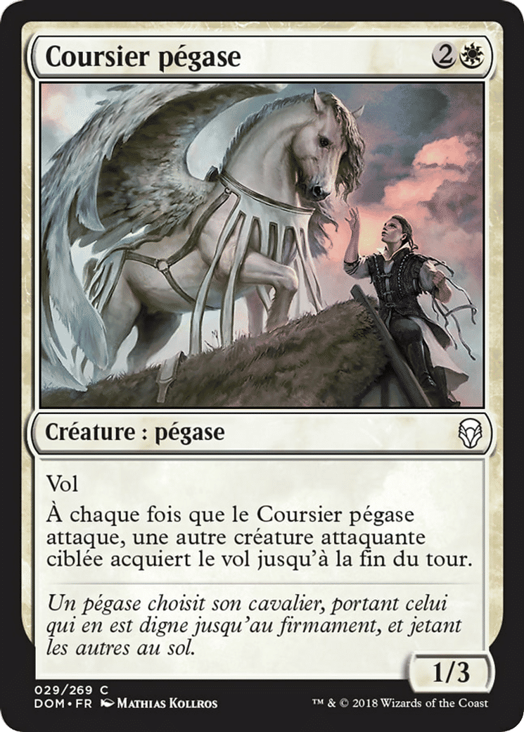 Coursier pégase — Dominaria — Magic: The Gathering
