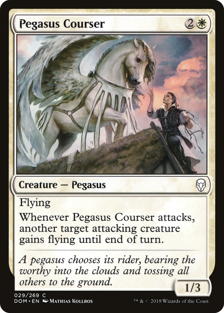 Pegasus Courser — Dominaria — Magic: The Gathering
