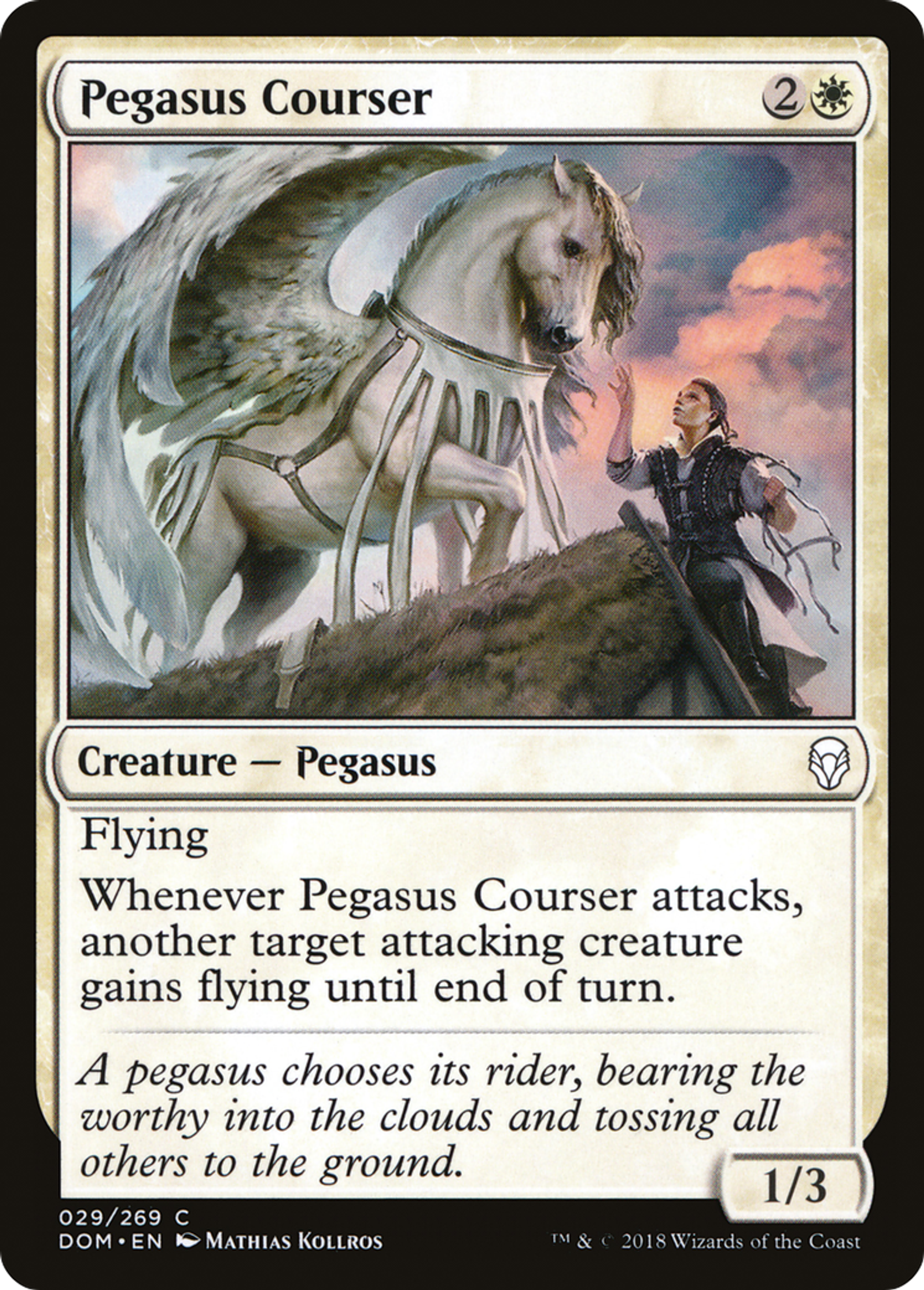 Pegasus Courser — Dominaria — Magic: The Gathering