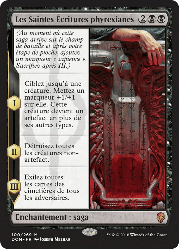 Les Saintes Écritures phyrexianes — Dominaria — Magic: The Gathering