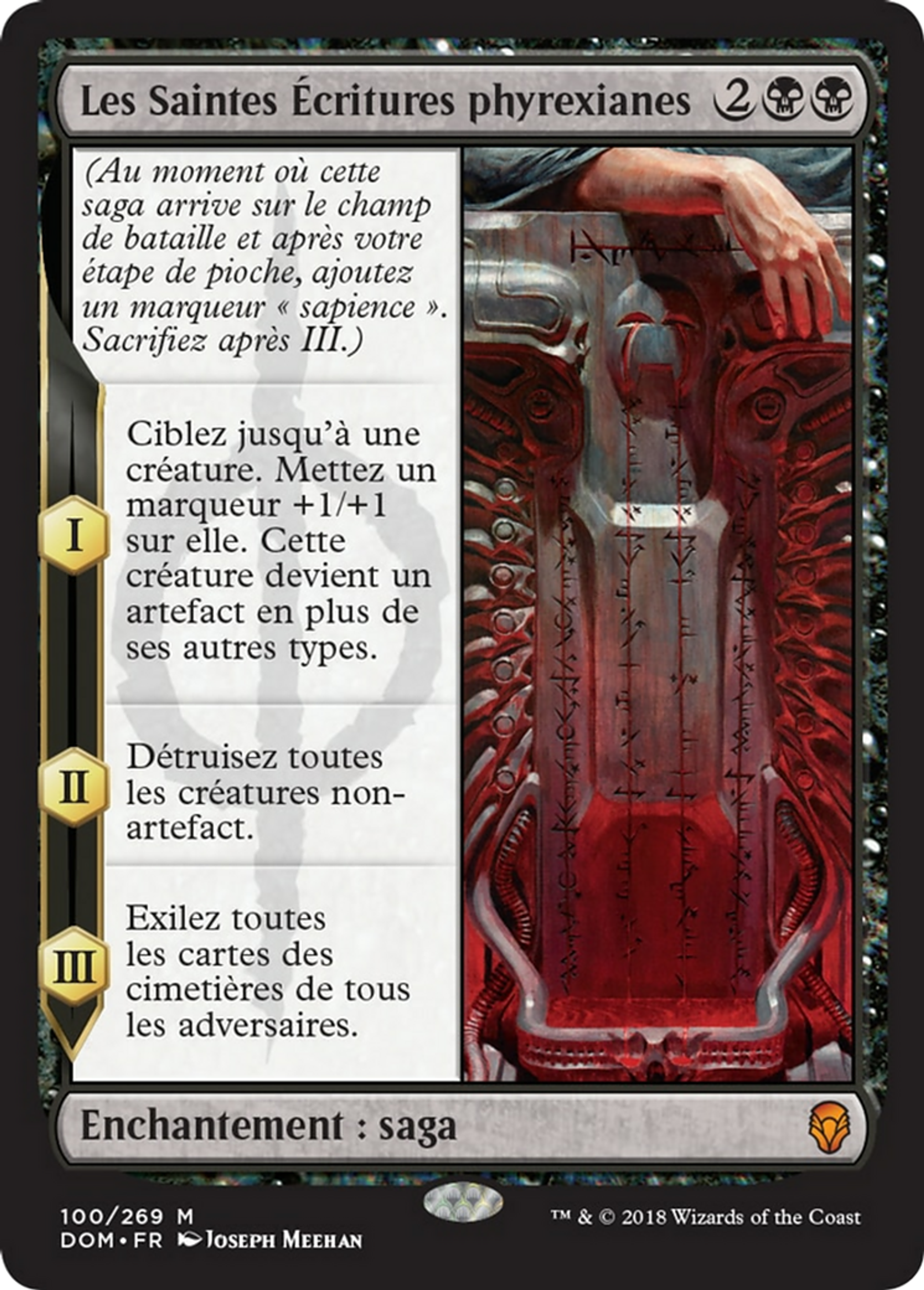 Les Saintes Écritures phyrexianes — Dominaria — Magic: The Gathering