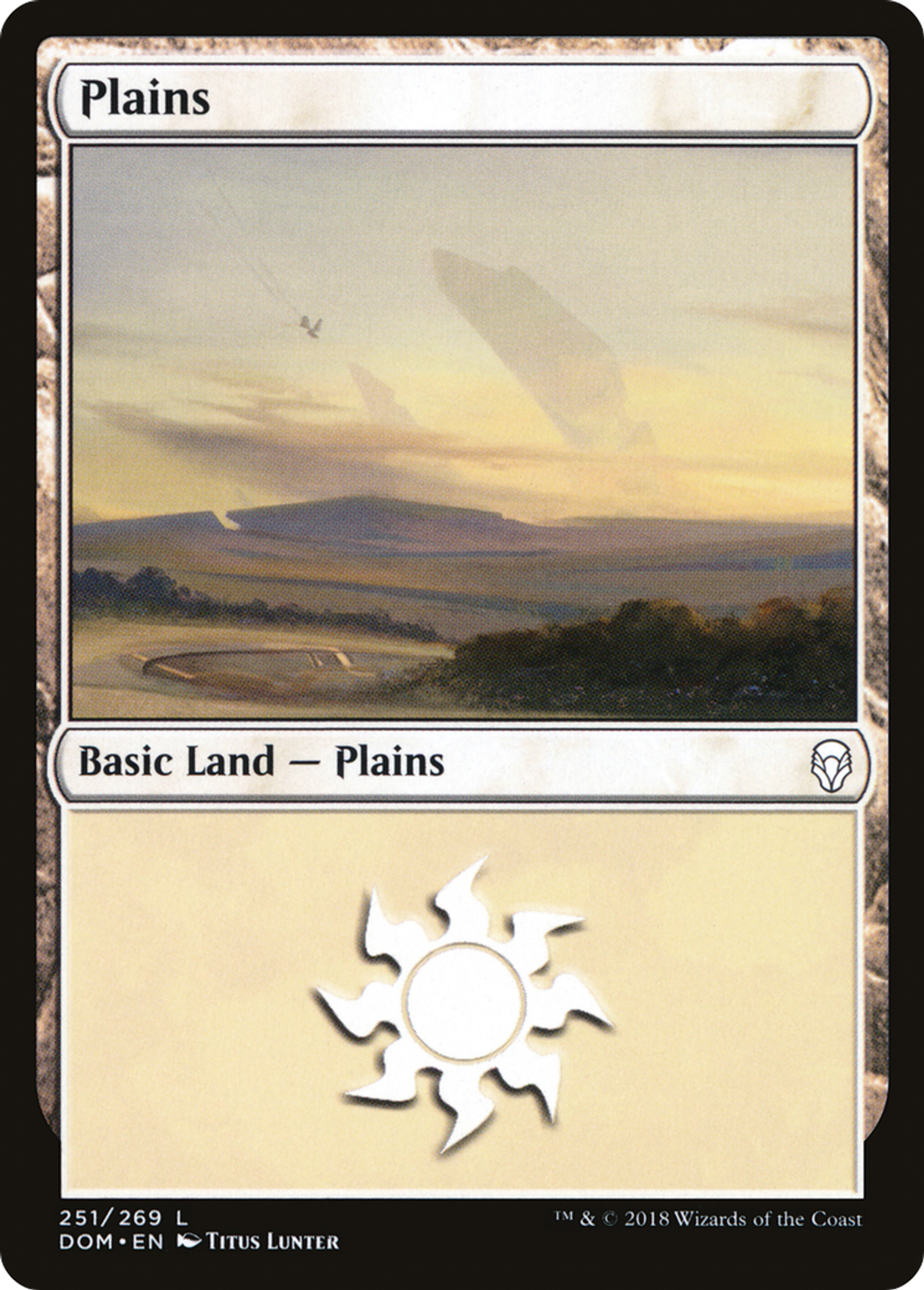Plains — Dominaria — Magic: The Gathering