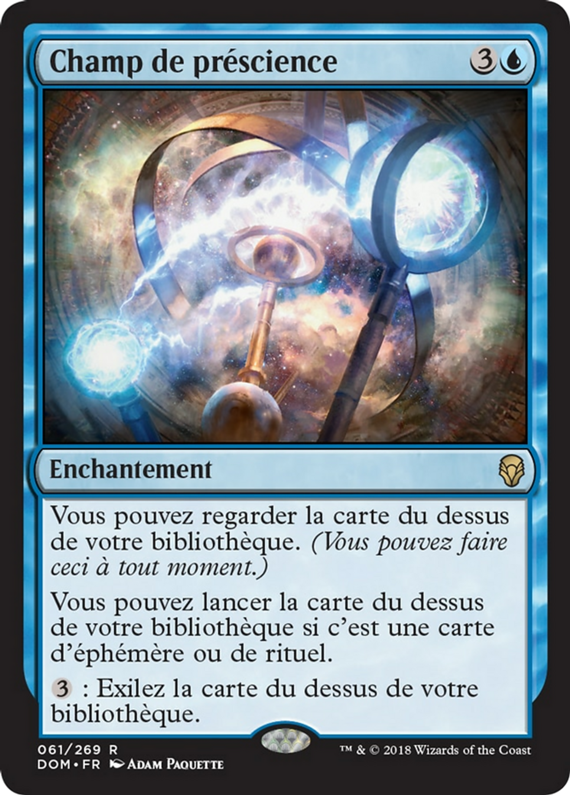 Champ de préscience — Dominaria — Magic: The Gathering