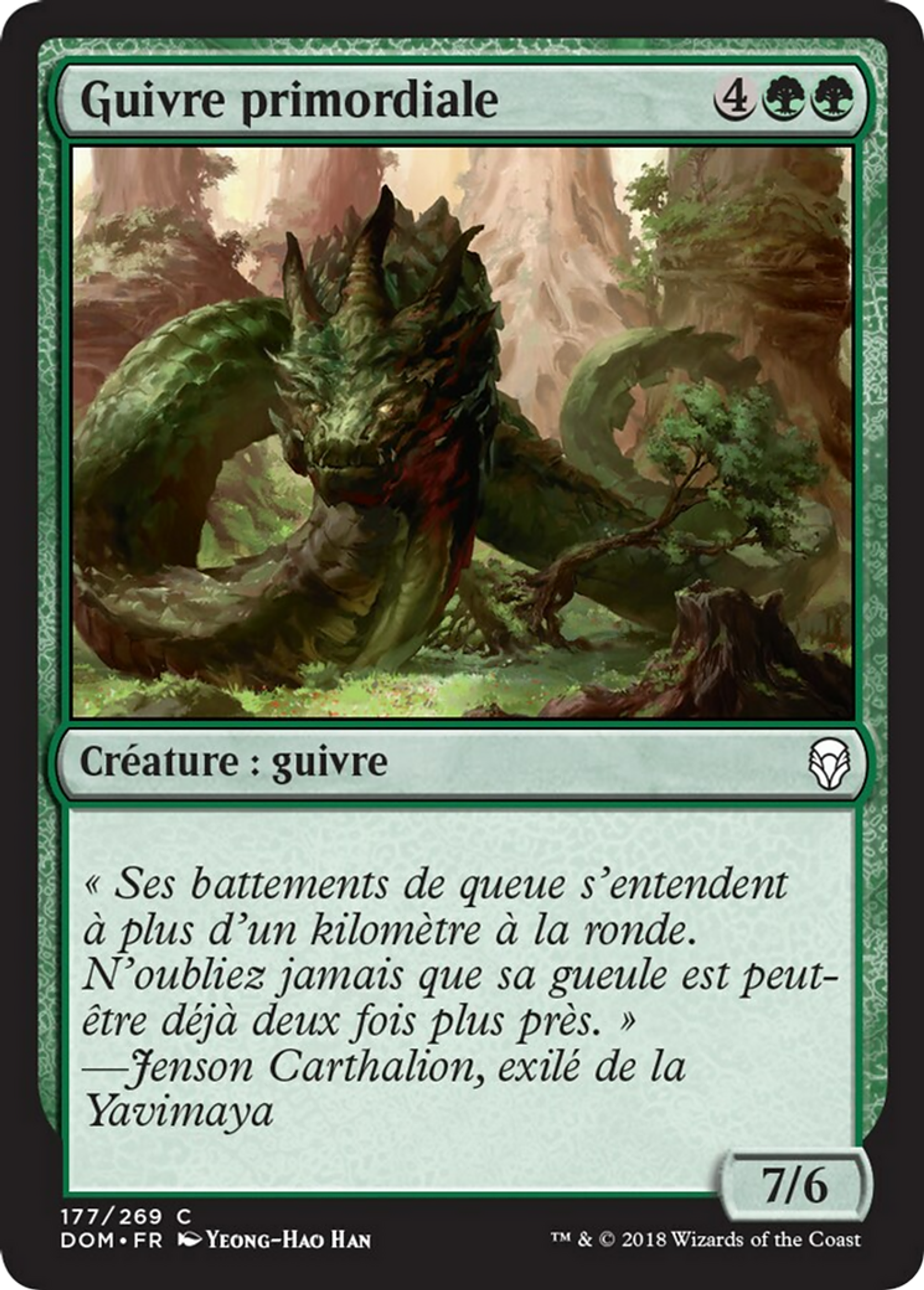 Guivre primordiale — Dominaria — Magic: The Gathering