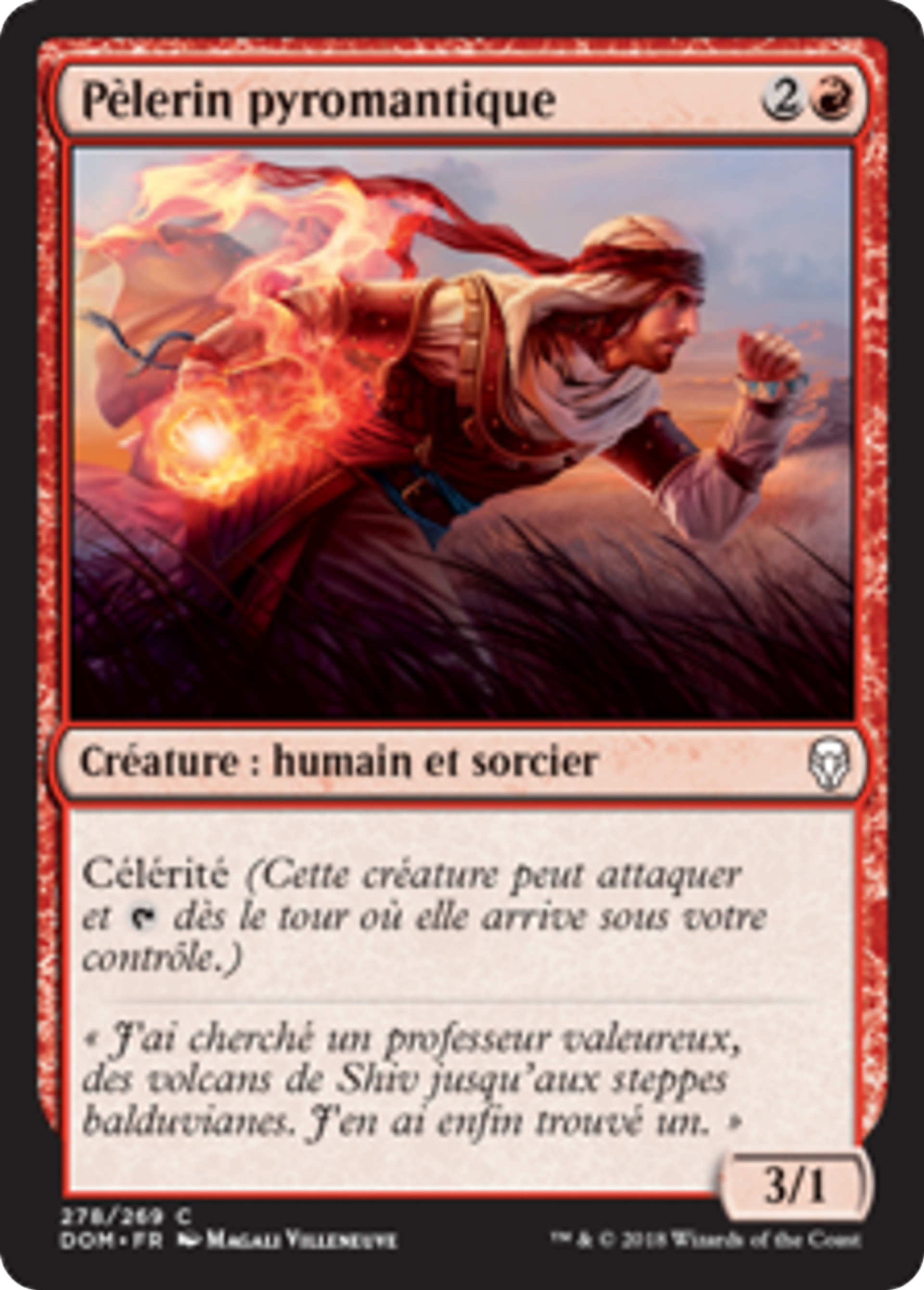 Pèlerin pyromantique — Dominaria — Magic: The Gathering