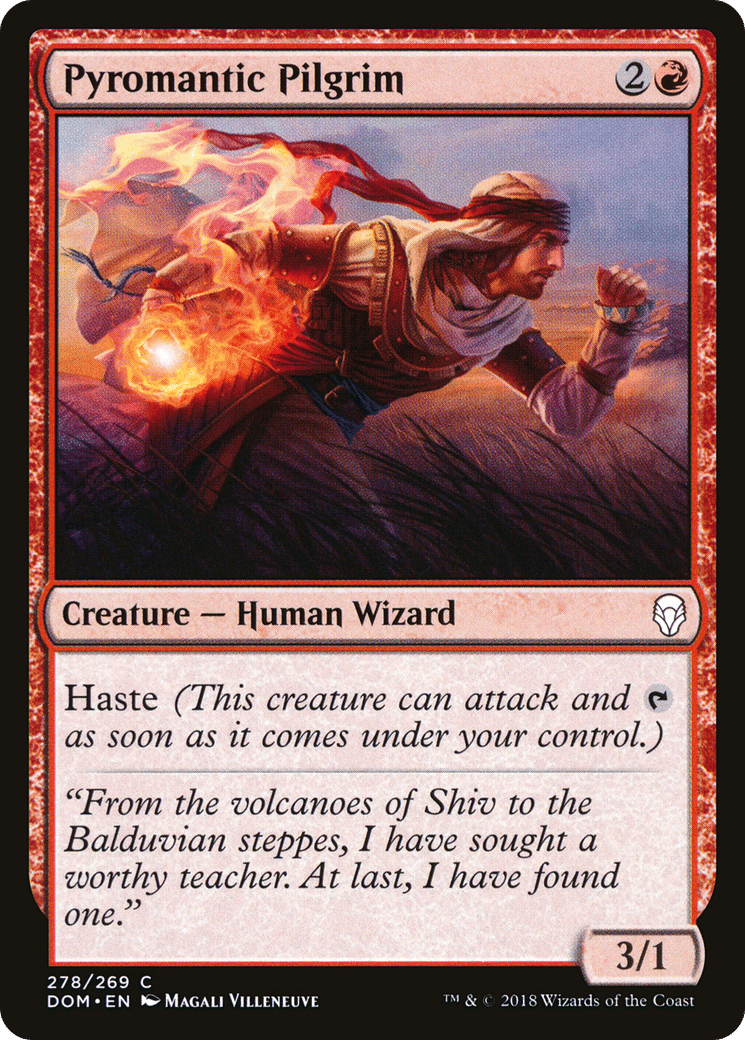 Pyromantic Pilgrim — Dominaria — Magic: The Gathering